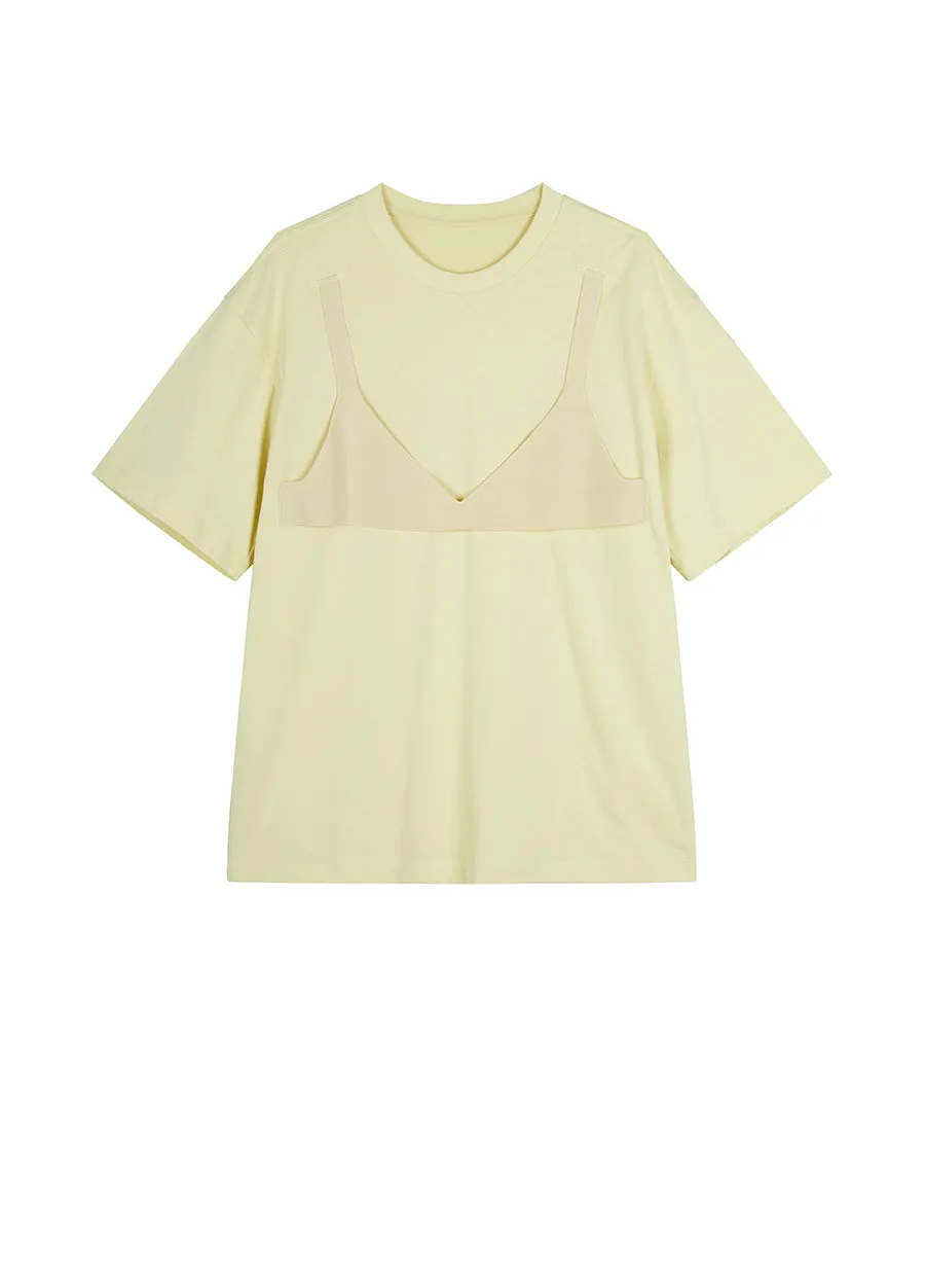 T-Shirt/JNBY Loose Fitting Short-sleeved T-Shirt