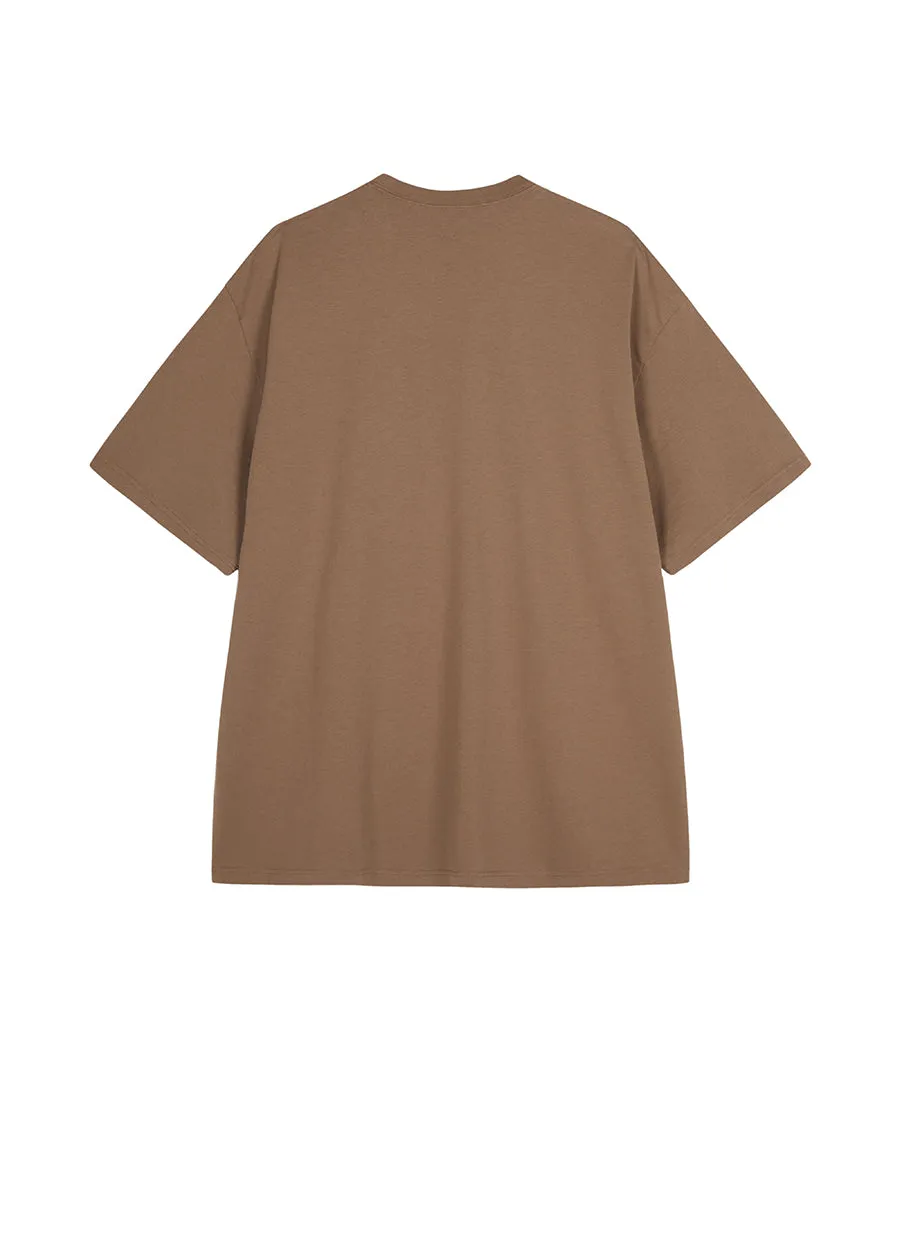 T-Shirt/JNBY Loose Fitting Short-sleeved T-Shirt