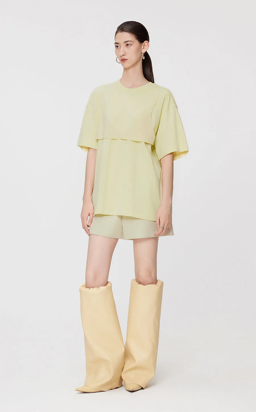 T-Shirt/JNBY Loose Fitting Short-sleeved T-Shirt