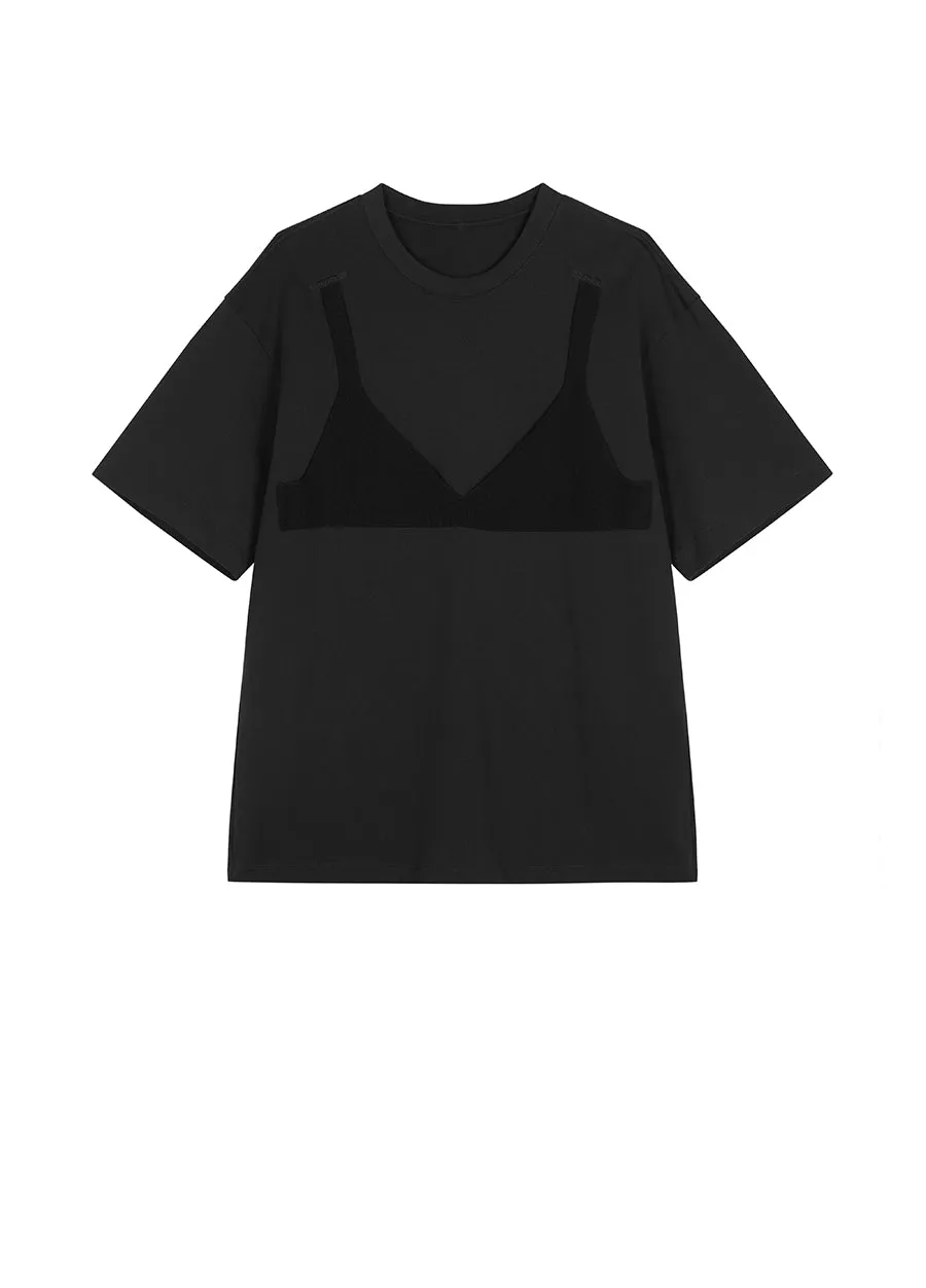T-Shirt/JNBY Loose Fitting Short-sleeved T-Shirt