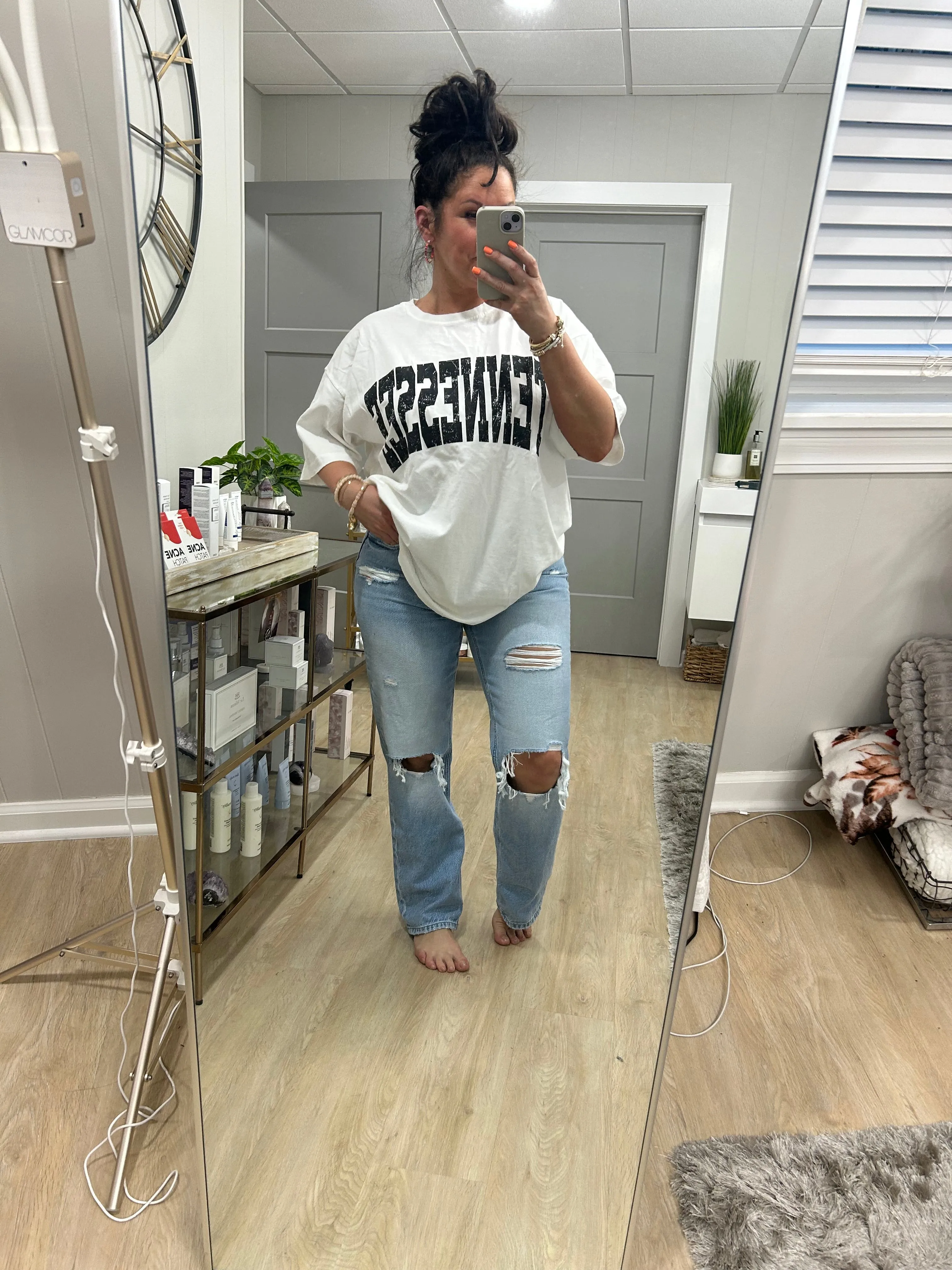 Tennessee Oversized Vintage Graphic Top