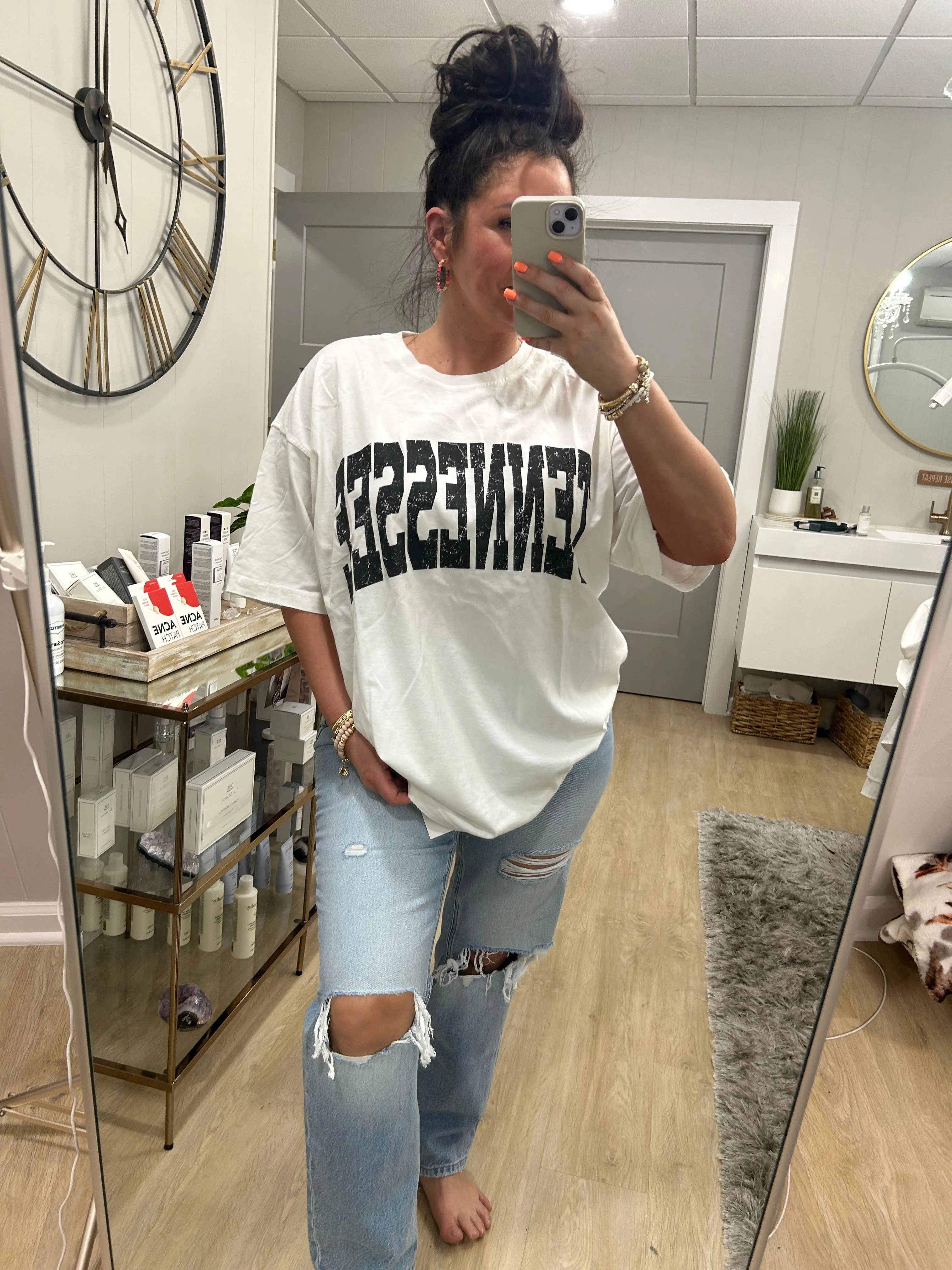 Tennessee Oversized Vintage Graphic Top