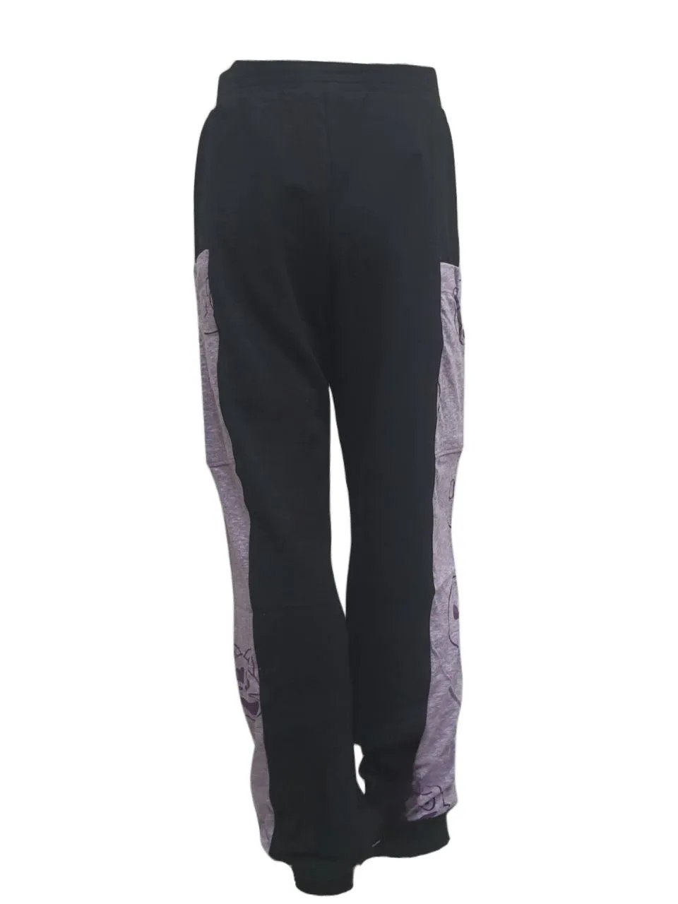 TEREZ Girl's Purple Emoji Burnout Pants #371011096 NWT