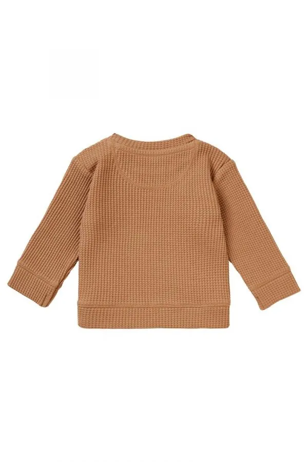 The Brandfort Waffle Long Sleeve Shirt - BABY