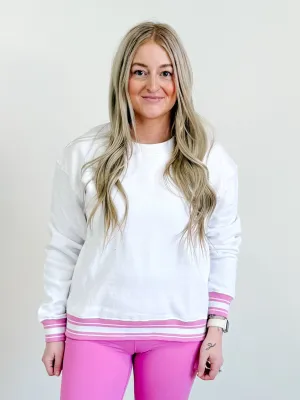 The Pinky Crewneck  in White