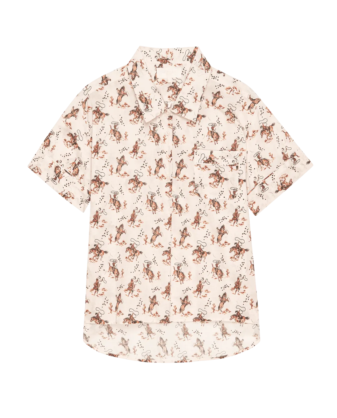 The SS PJ Shirt - Cream Cowboy