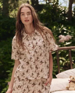 The SS PJ Shirt - Cream Cowboy