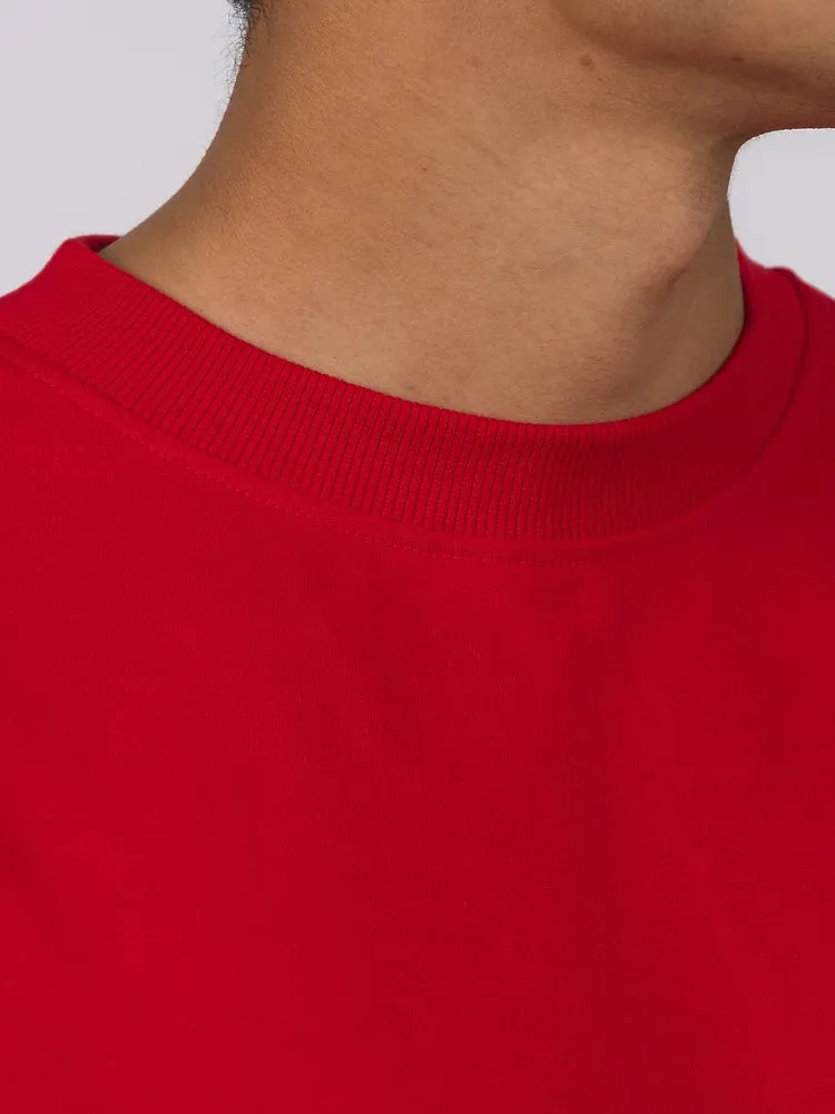 The Staple Oversized Tee - Pure Red