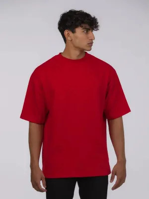 The Staple Oversized Tee - Pure Red