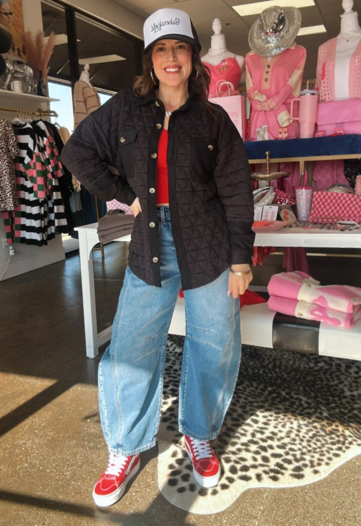 The Suzi Quilted Shacket