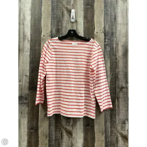 Top Long Sleeve Basic By J. Crew In Striped Pattern, Size: Xs