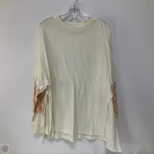 Top Long Sleeve By Free People In Cream, Size: S
