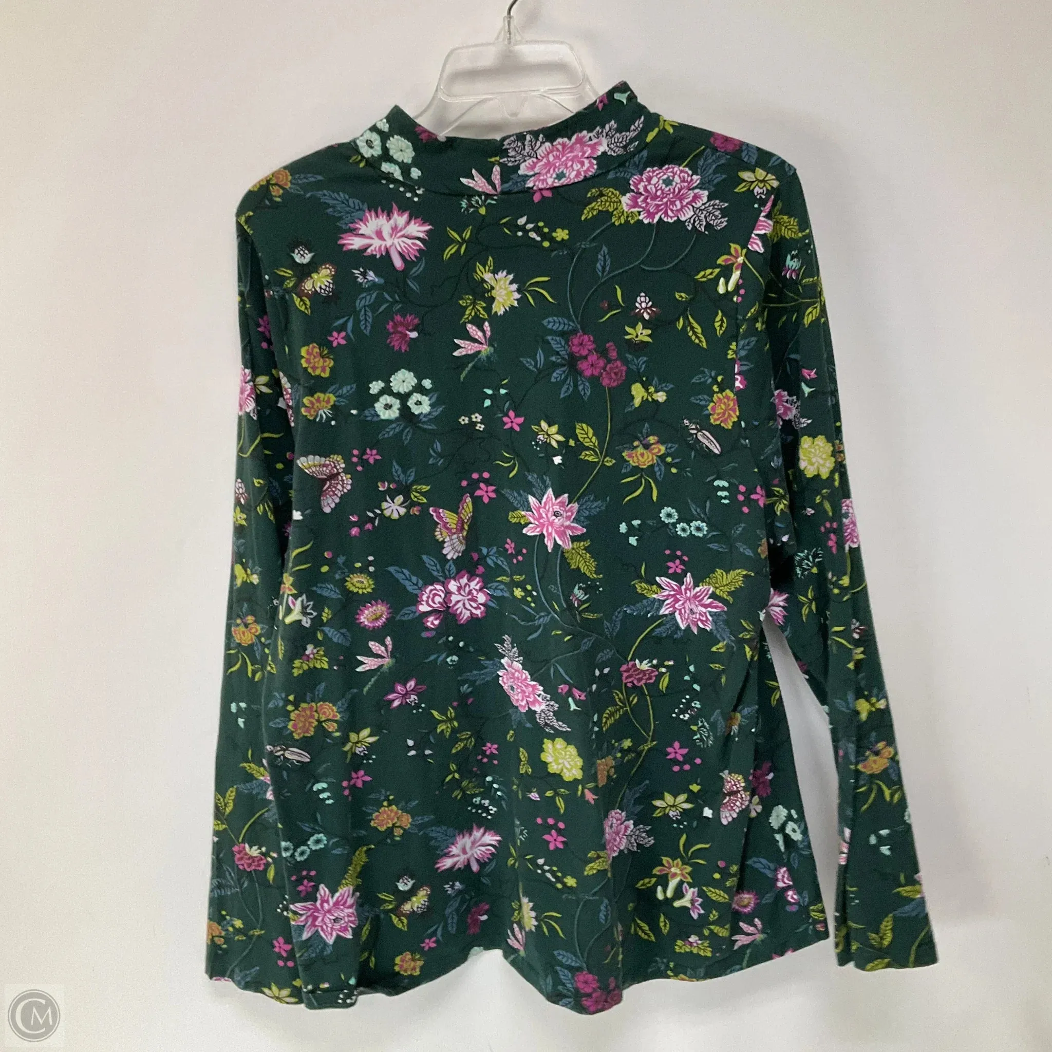 Top Long Sleeve By Maeve In Green, Size: 2x