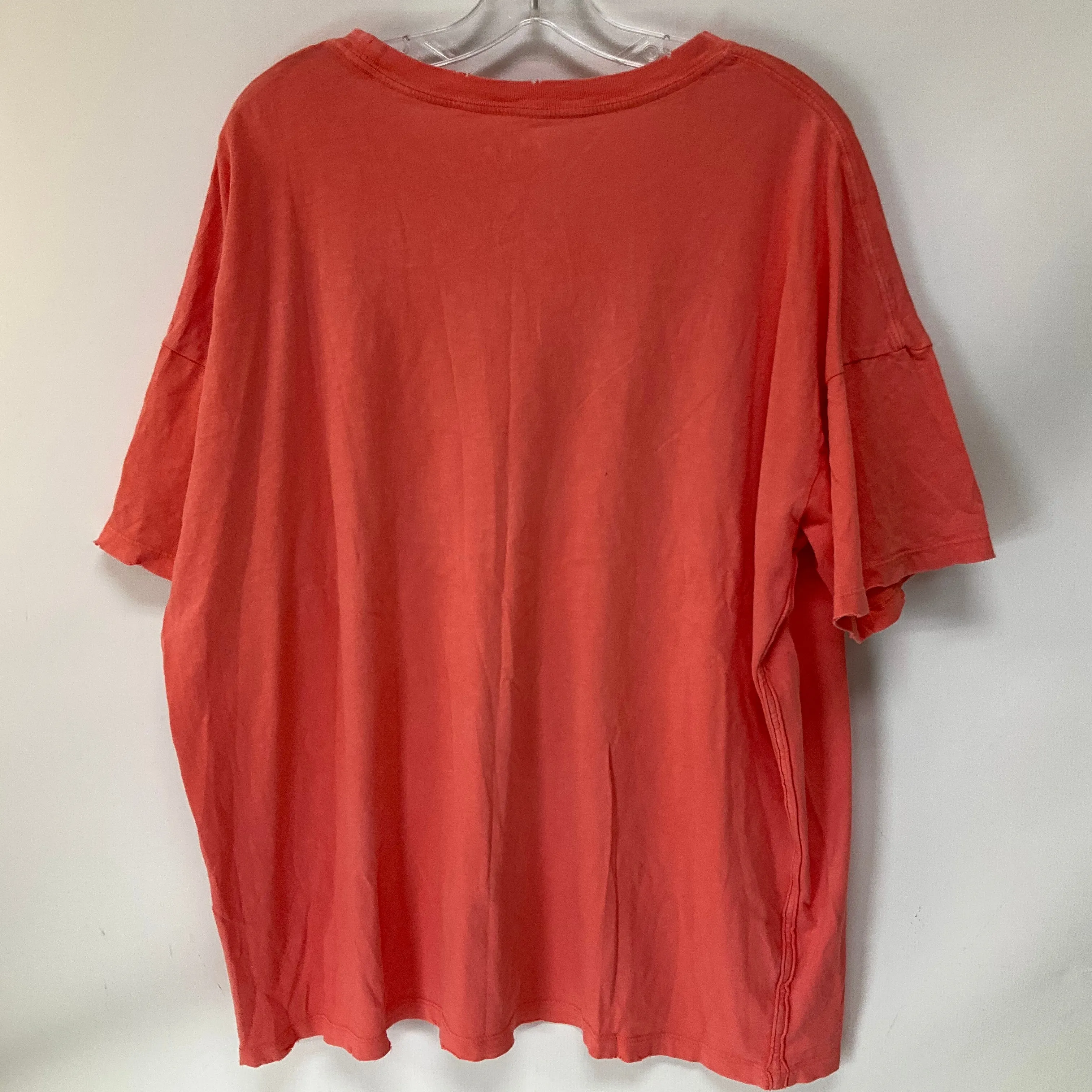 Top Short Sleeve Basic By Aerie In Coral, Size: L