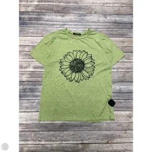 Top Short Sleeve Basic By Cme In Green, Size: L