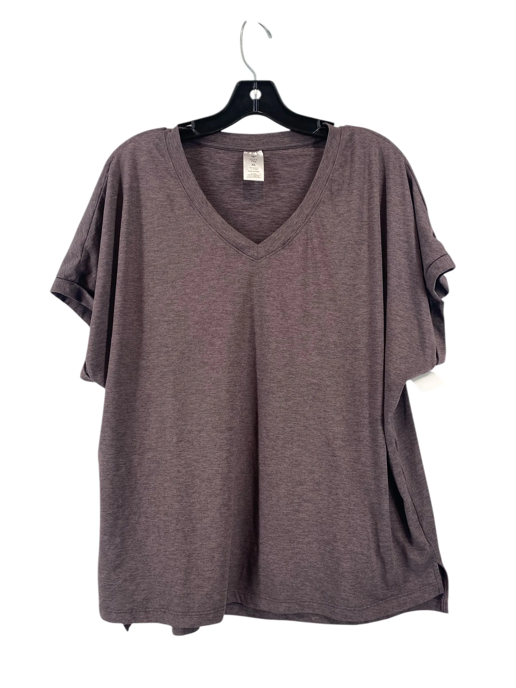 Top Short Sleeve Basic By Members Mark In Purple, Size: Xl