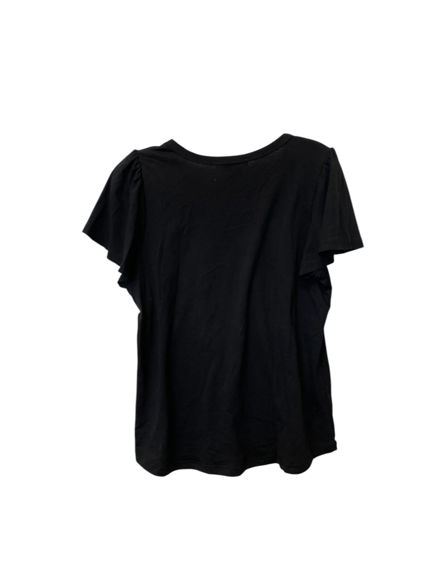 Top Short Sleeve Basic By Philosophy In Black, Size: M