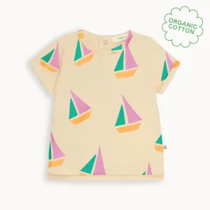 Topper - Pink Sailboat Baby & Kids T-Shirt
