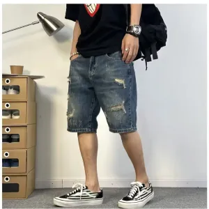 TrendMaster Loose-Fit Denim Shorts