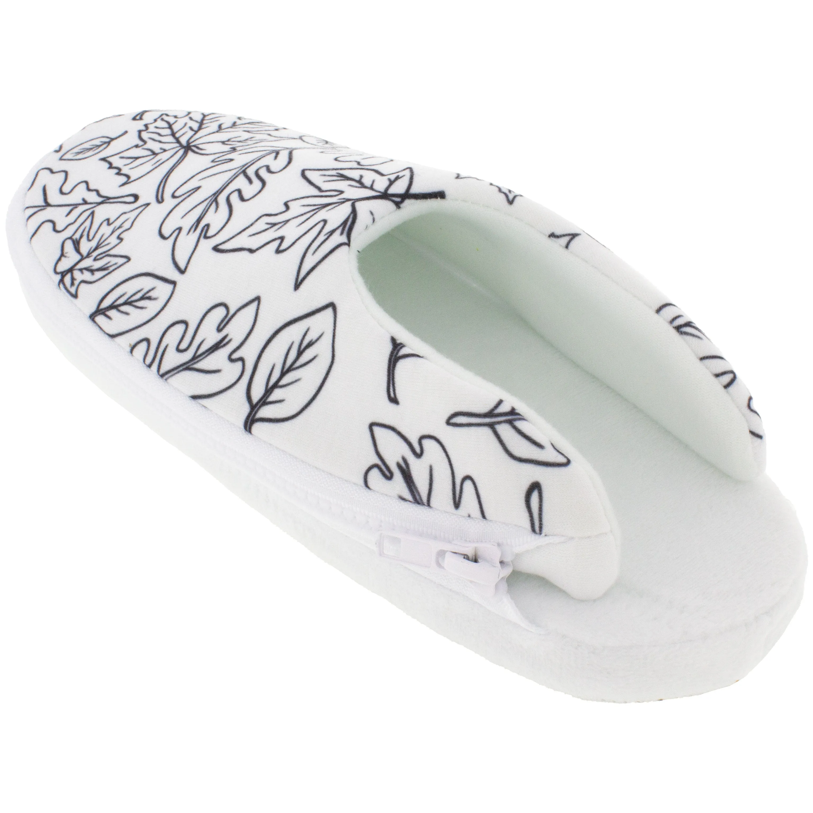 U-Color Fall Leaf Printed Zlipperz