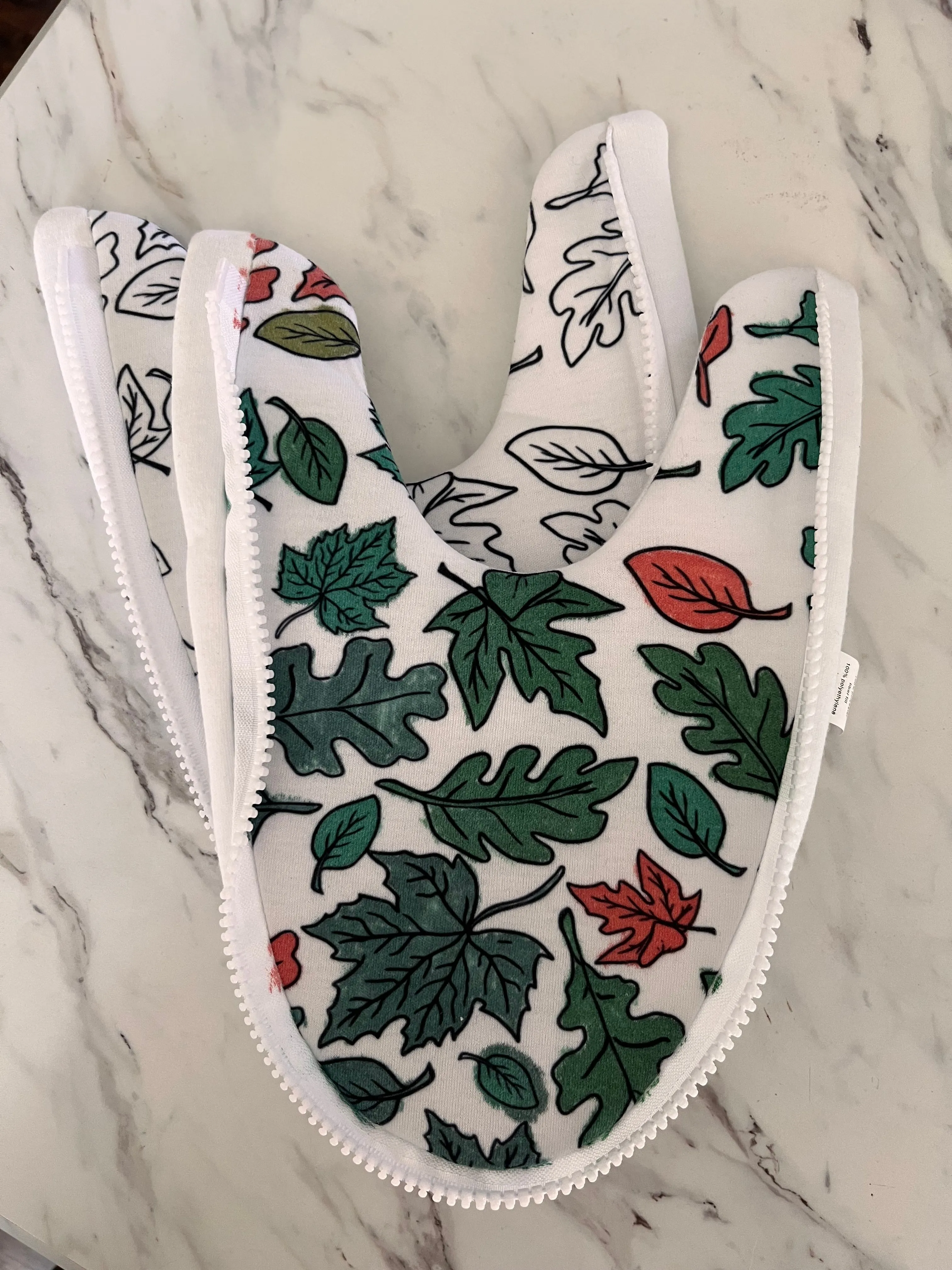 U-Color Fall Leaf Printed Zlipperz