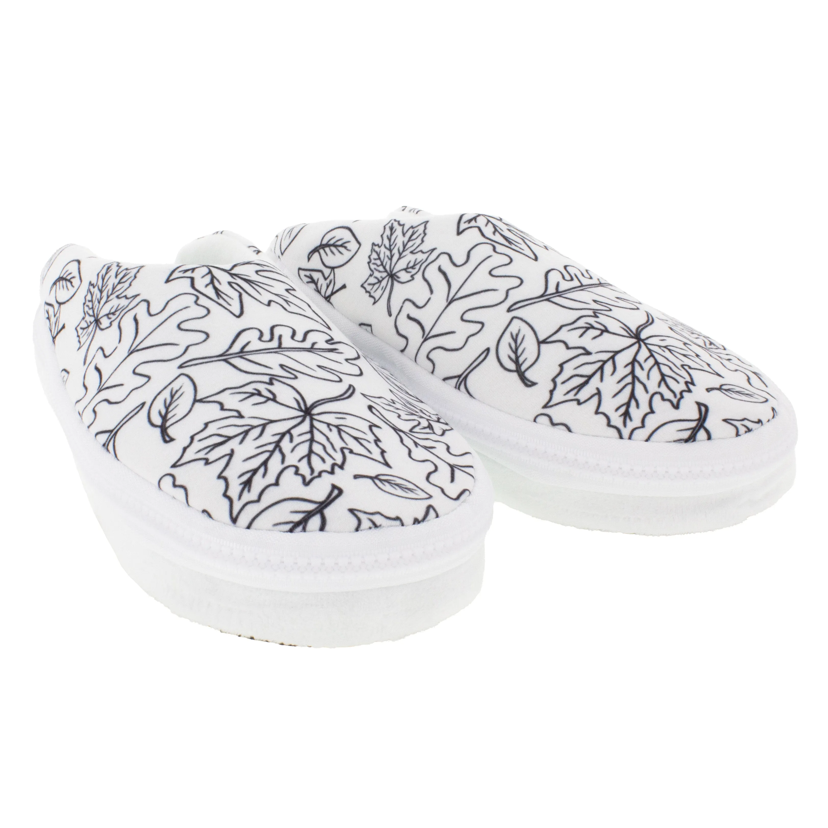 U-Color Fall Leaf Printed Zlipperz