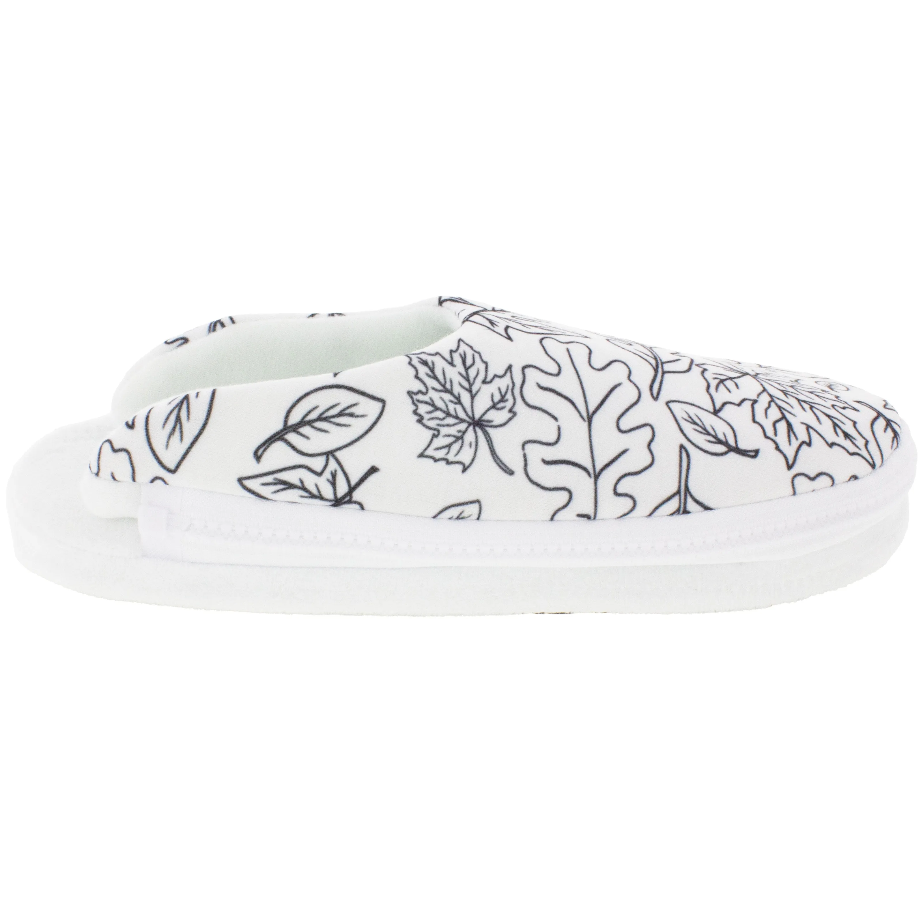 U-Color Fall Leaf Printed Zlipperz
