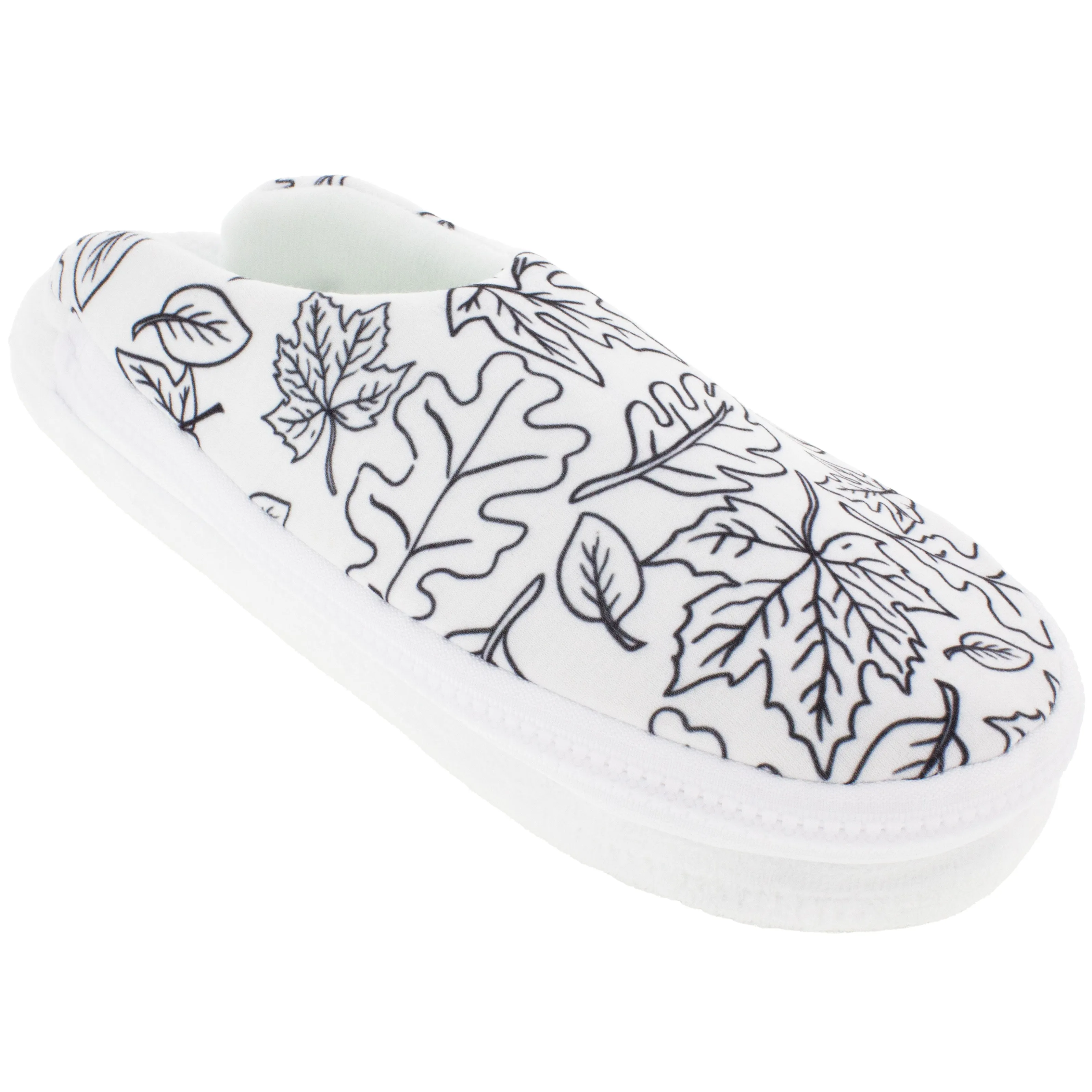 U-Color Fall Leaf Printed Zlipperz