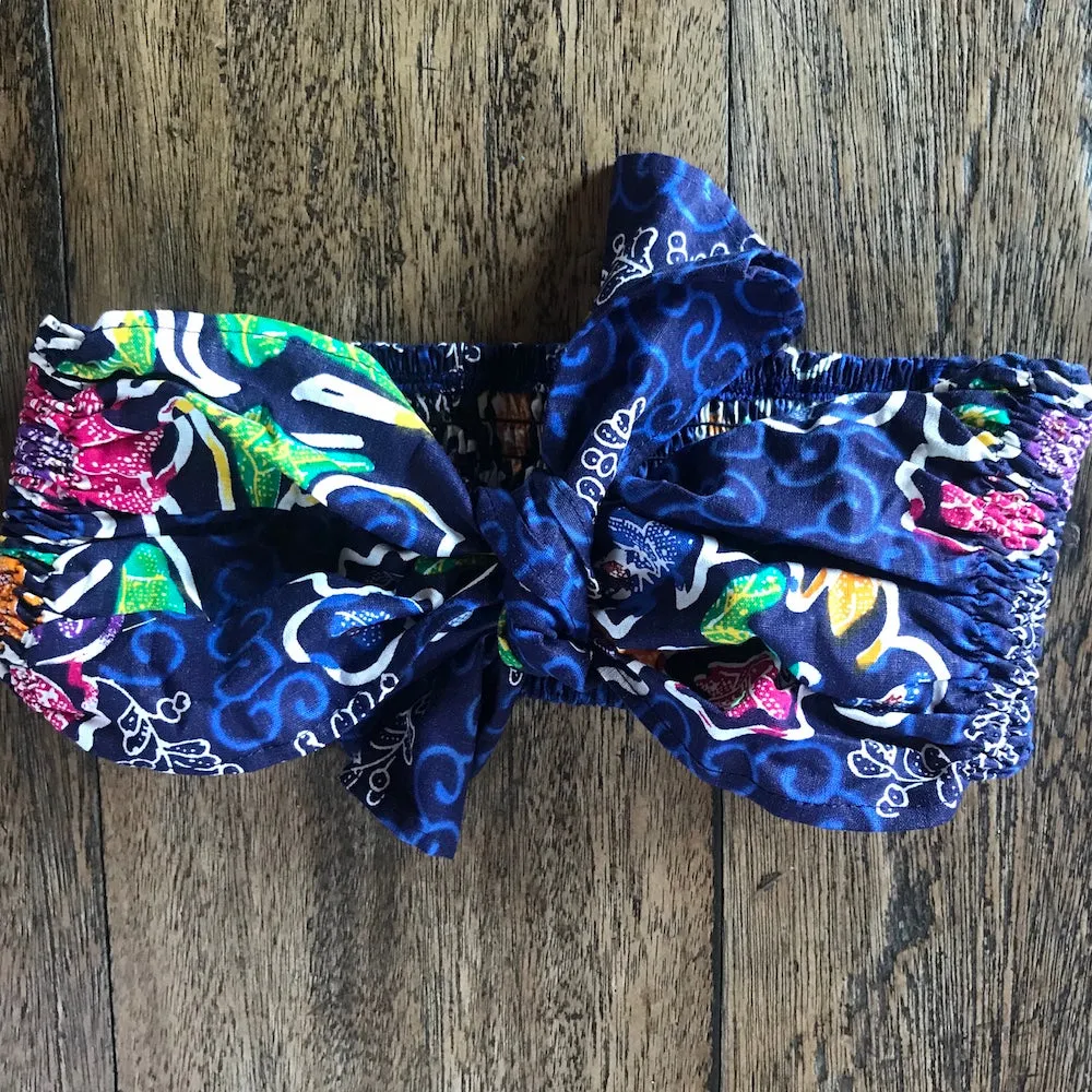 Unik Batik Tie Top