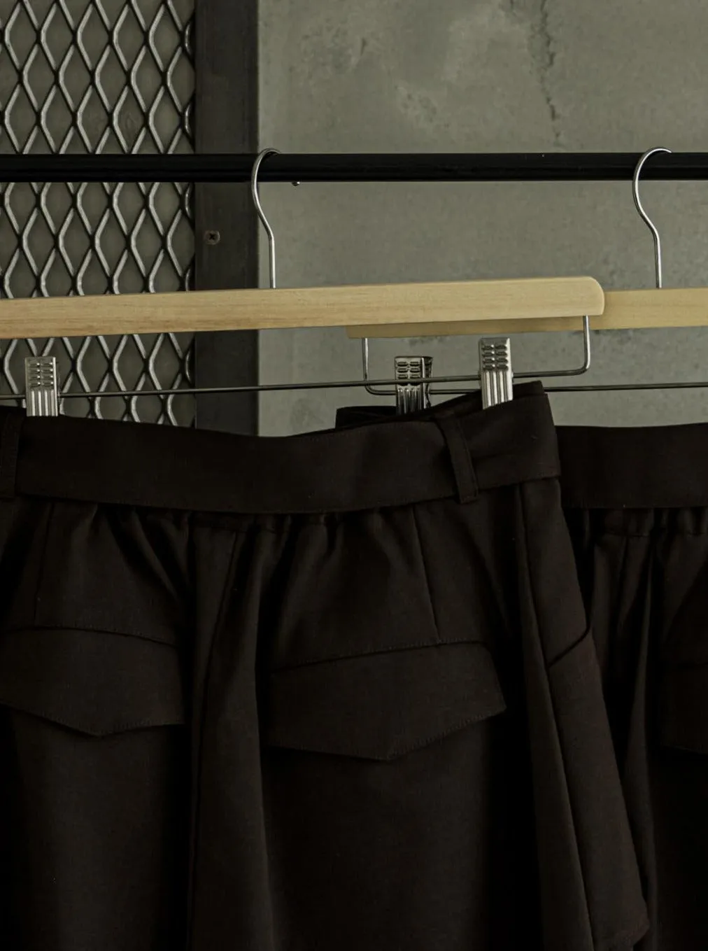 [Unisex] Big Pockets Warm Twill Pants