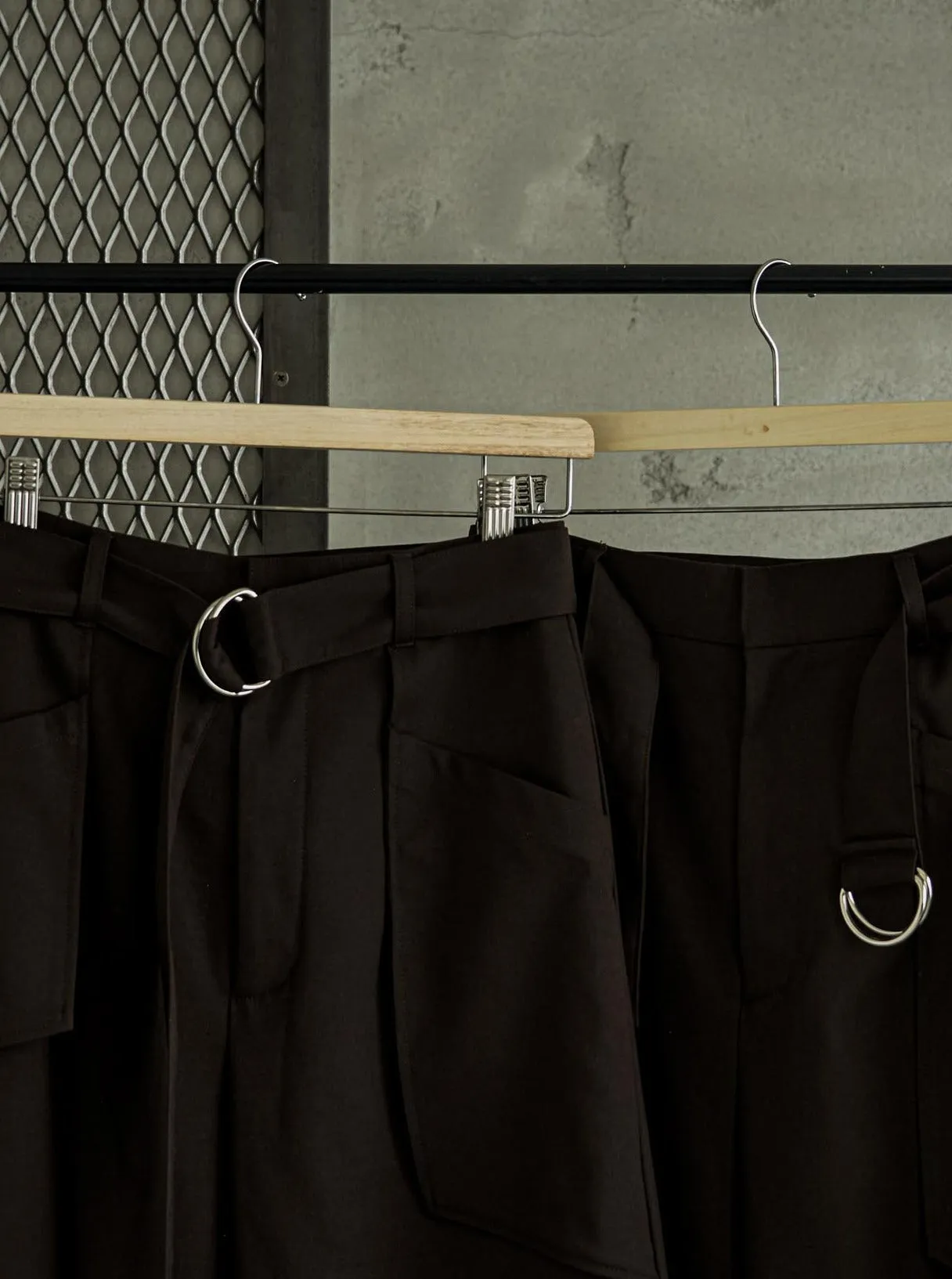 [Unisex] Big Pockets Warm Twill Pants