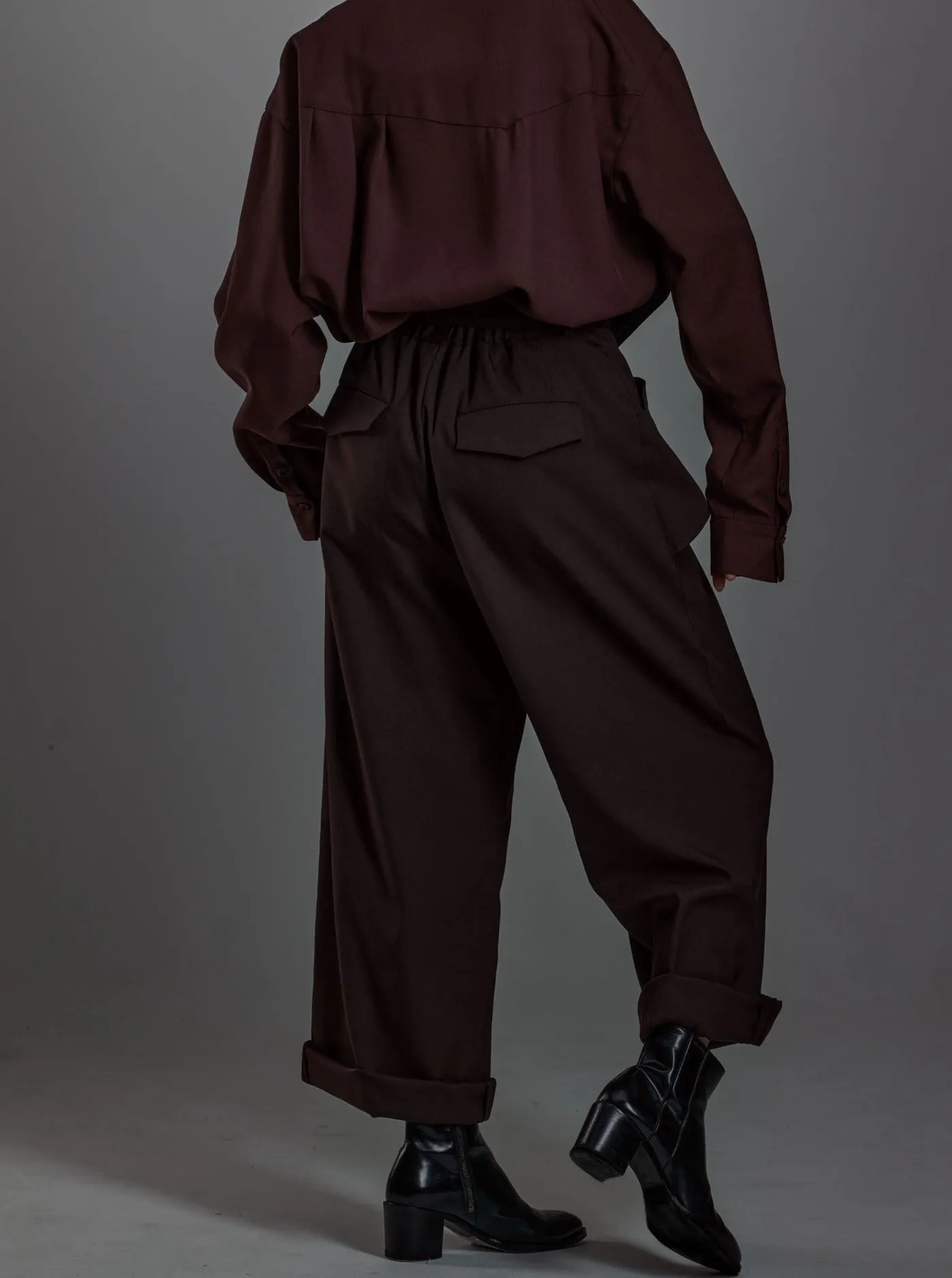 [Unisex] Big Pockets Warm Twill Pants