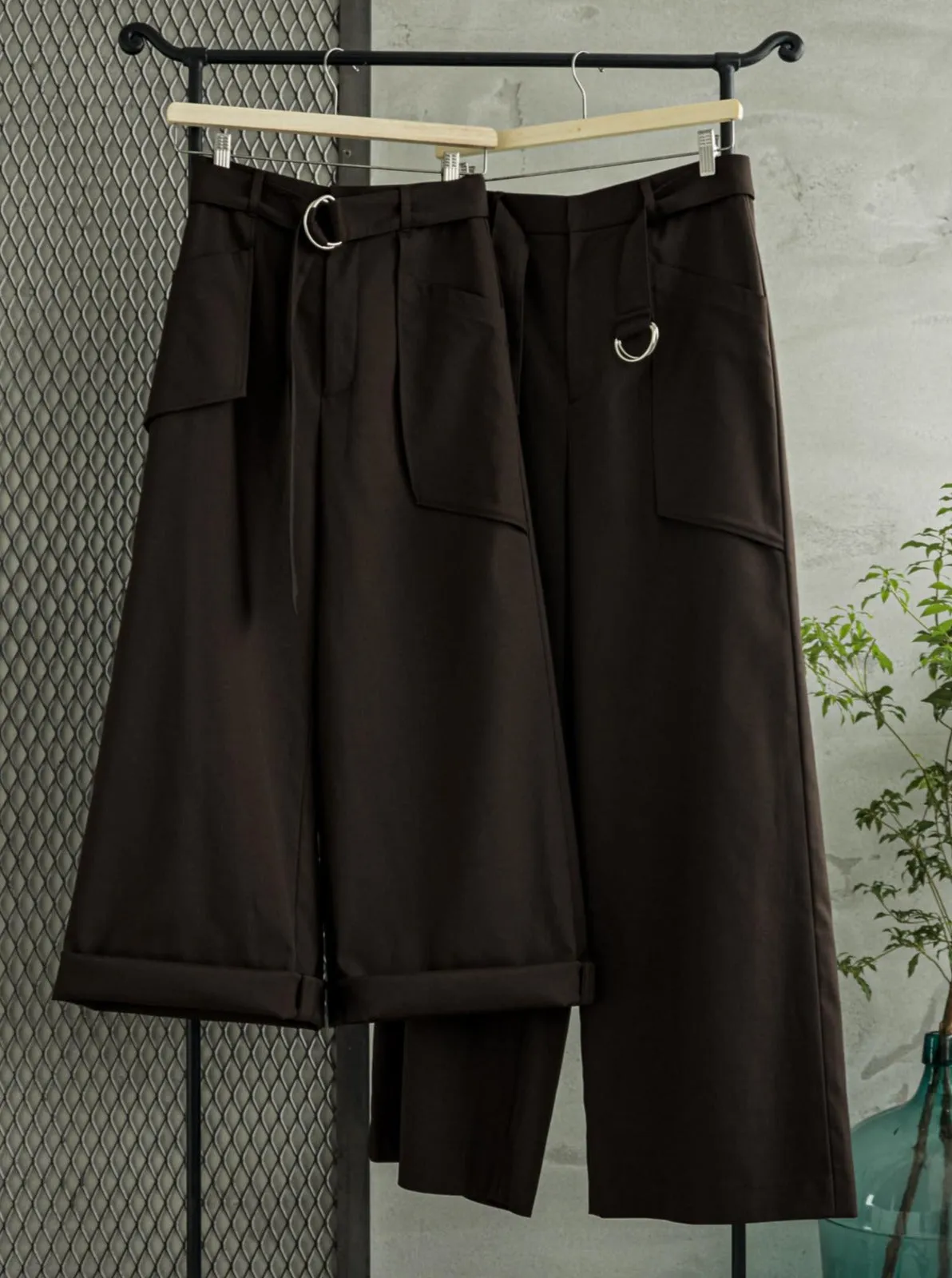 [Unisex] Big Pockets Warm Twill Pants