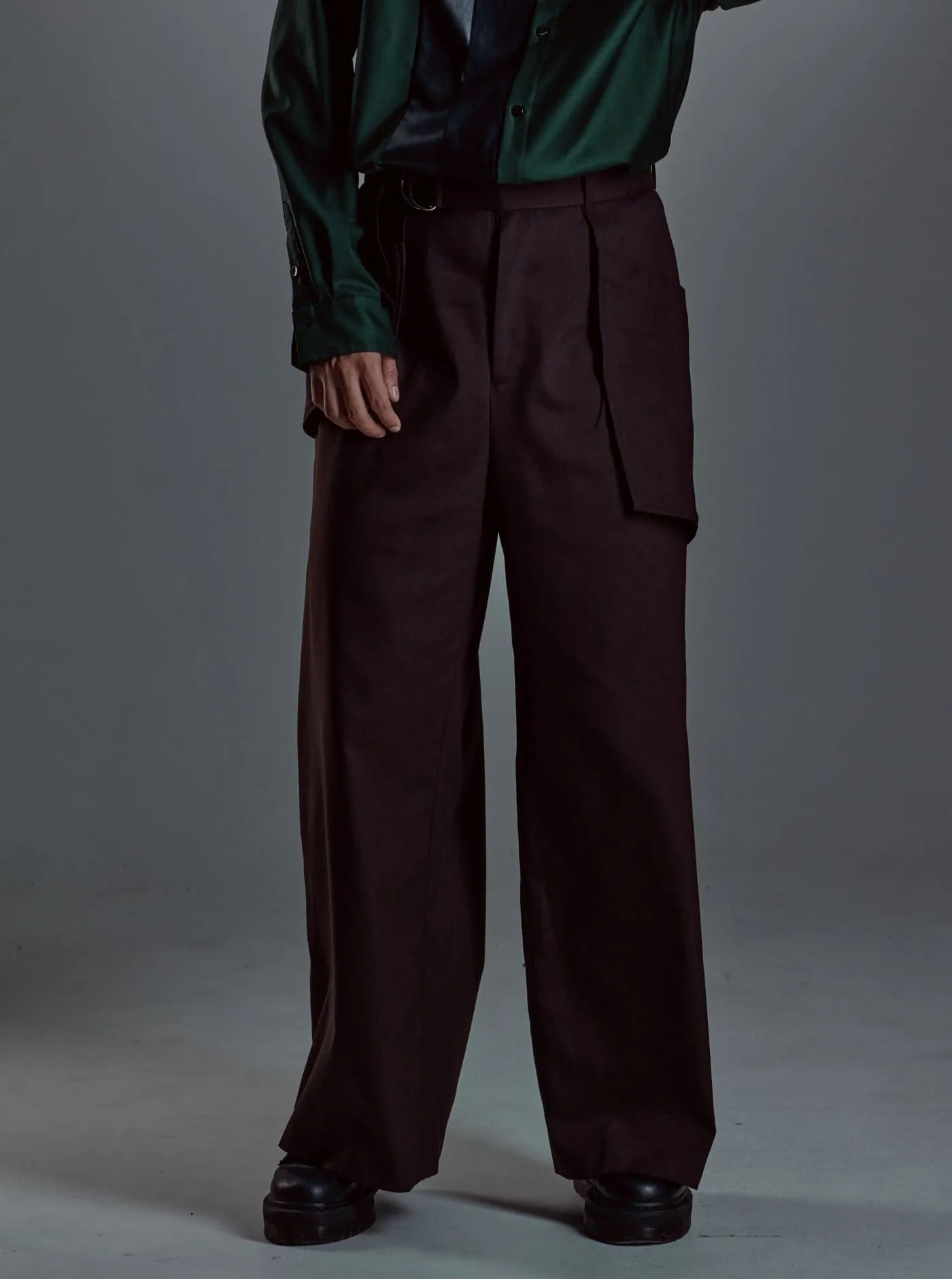 [Unisex] Big Pockets Warm Twill Pants