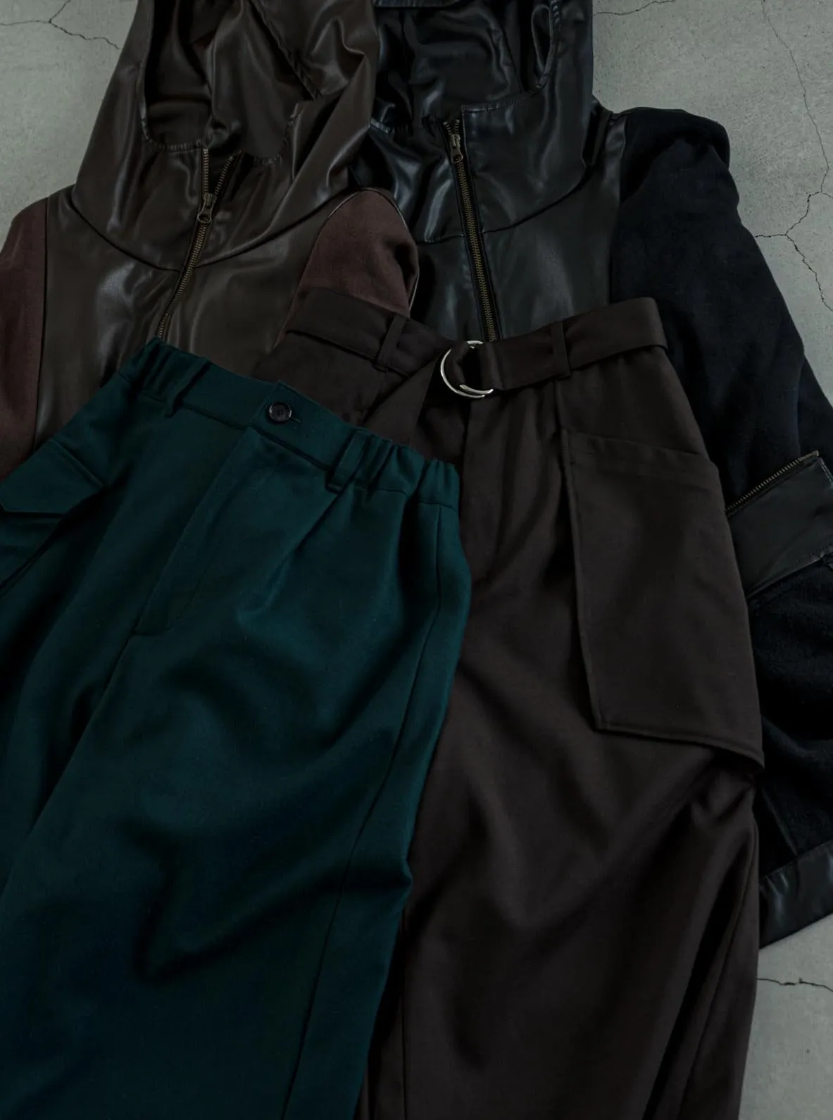 [Unisex] Big Pockets Warm Twill Pants