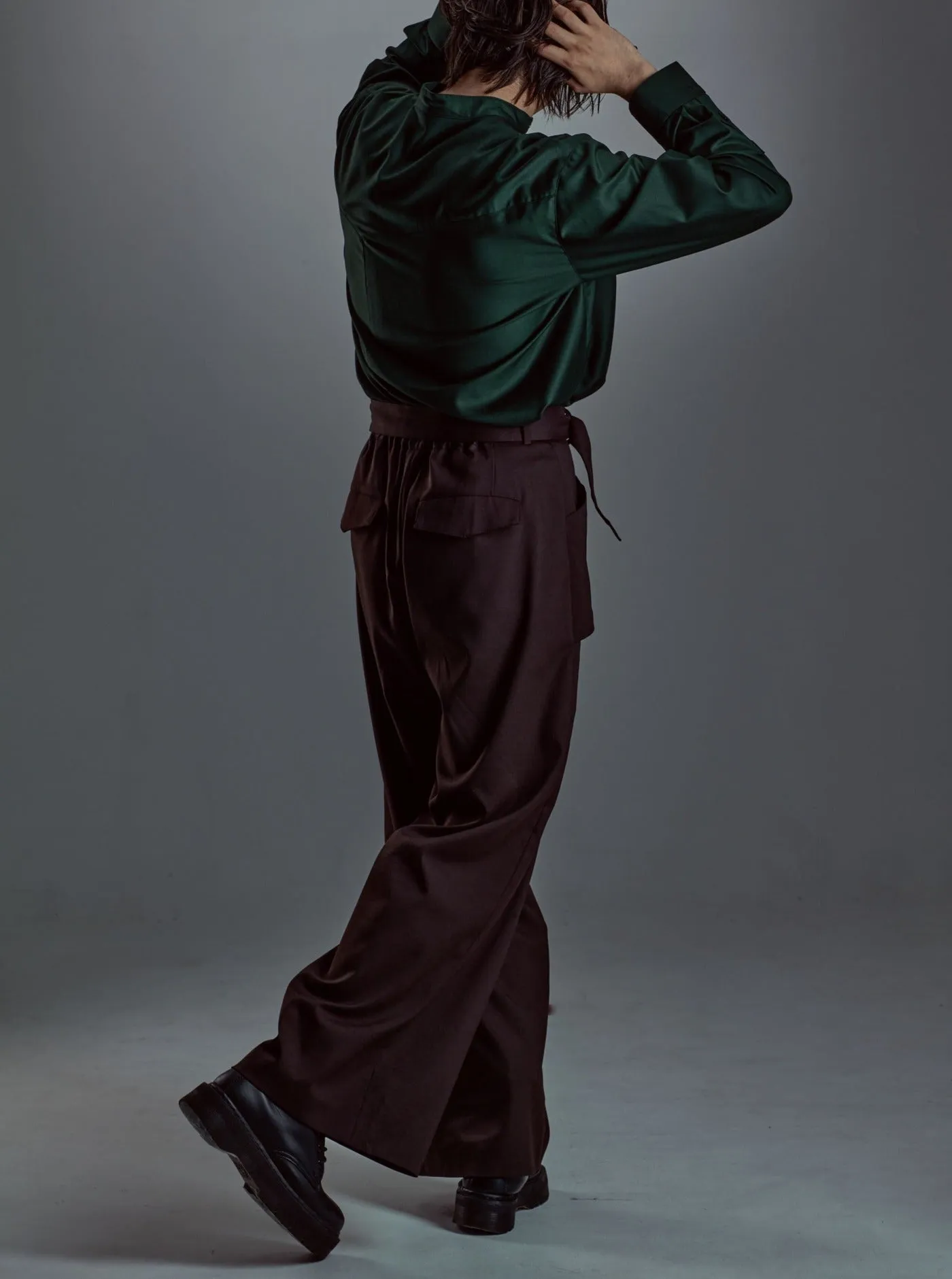 [Unisex] Big Pockets Warm Twill Pants