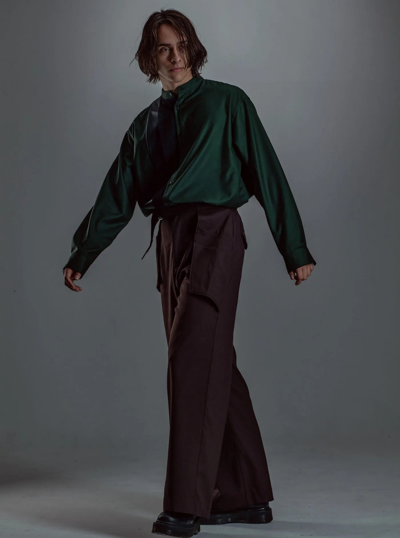 [Unisex] Big Pockets Warm Twill Pants