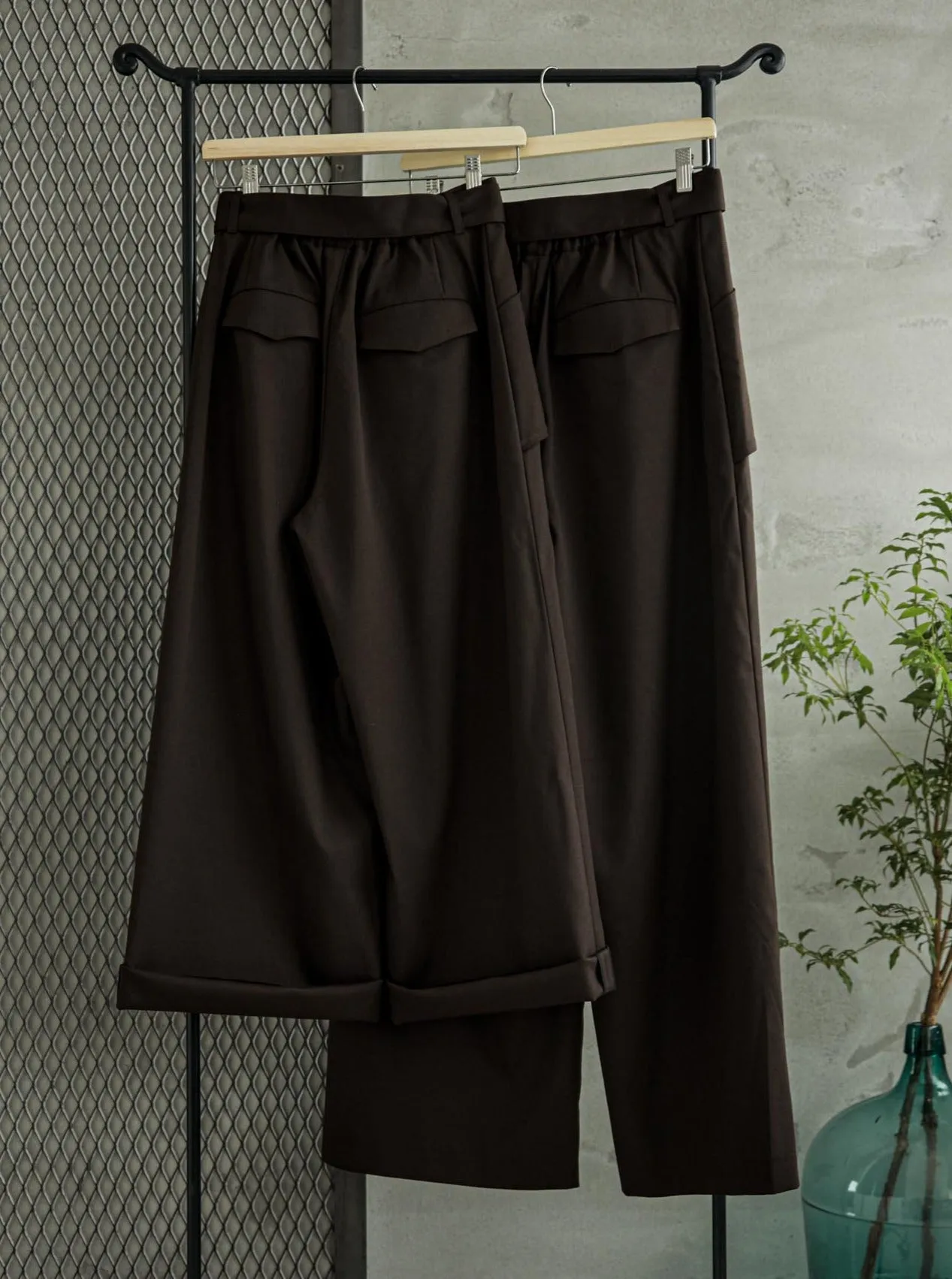[Unisex] Big Pockets Warm Twill Pants