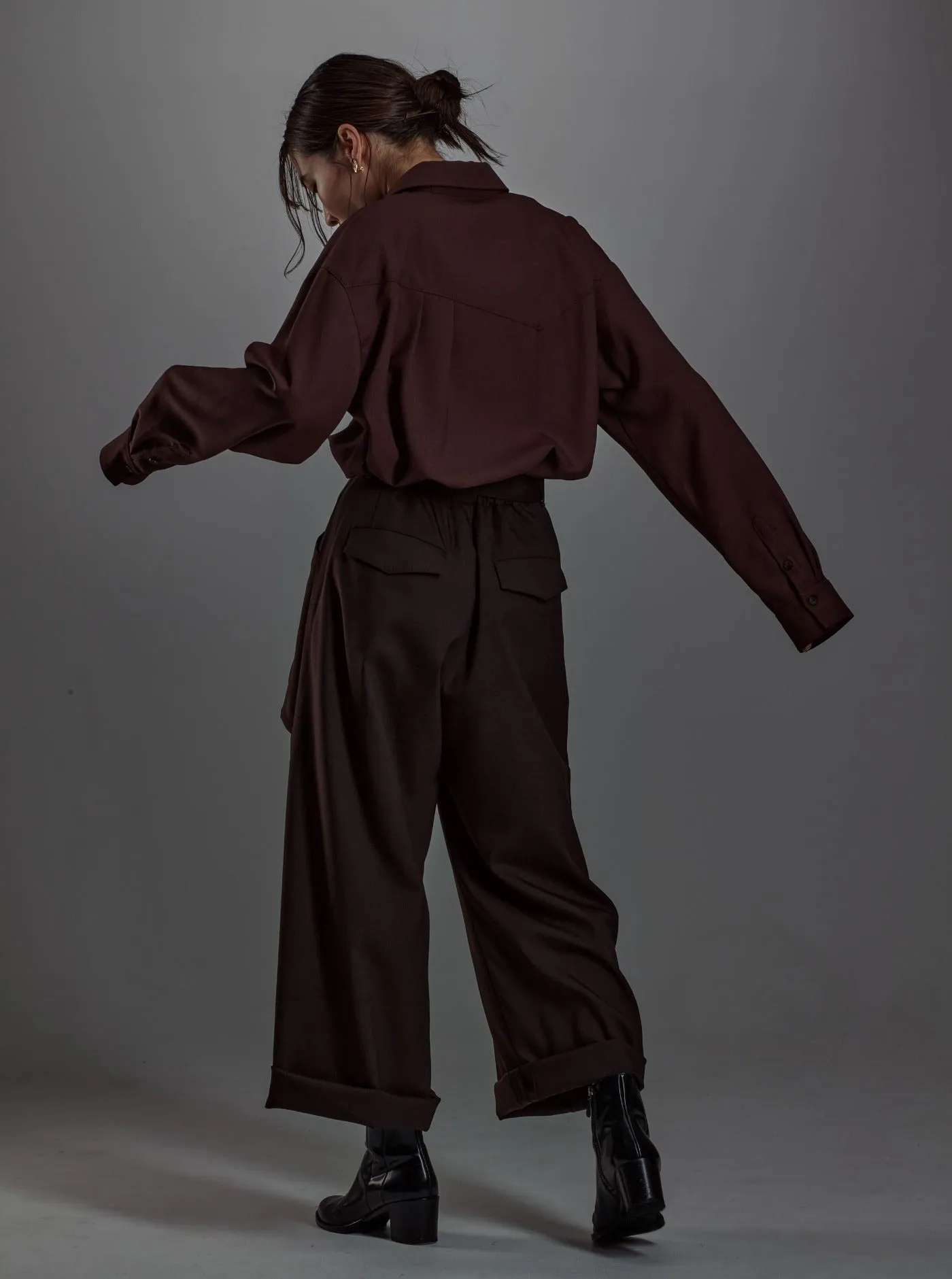 [Unisex] Big Pockets Warm Twill Pants