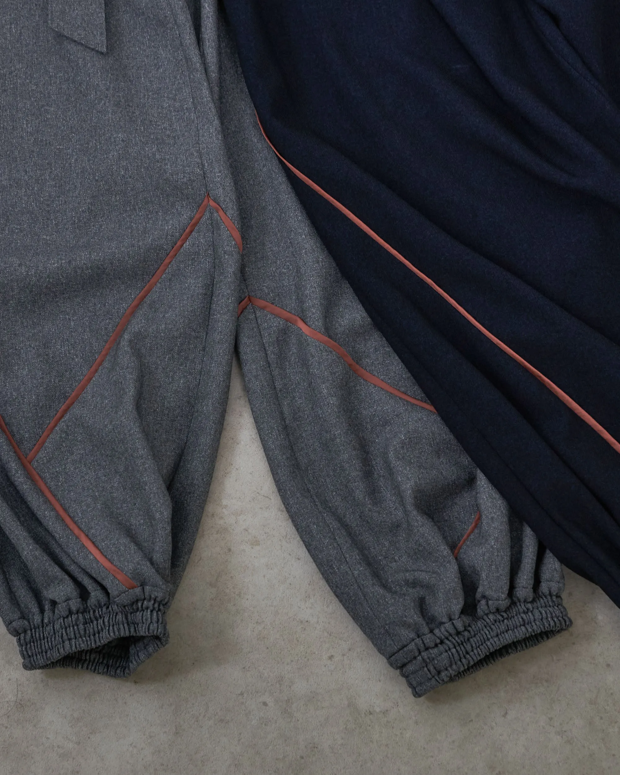 [Unisex] Design Warm Parachute Pants (GRAY)