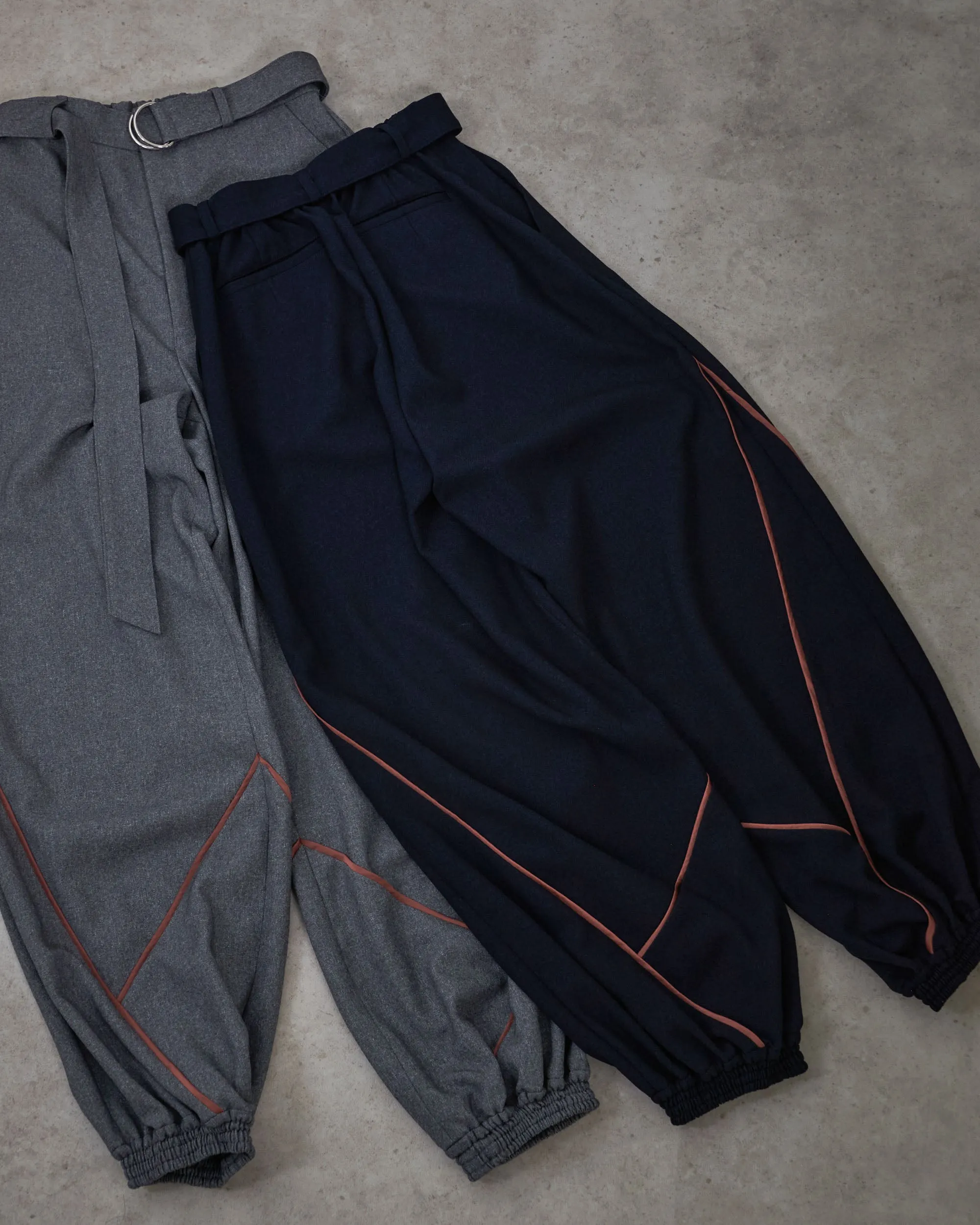 [Unisex] Design Warm Parachute Pants (GRAY)