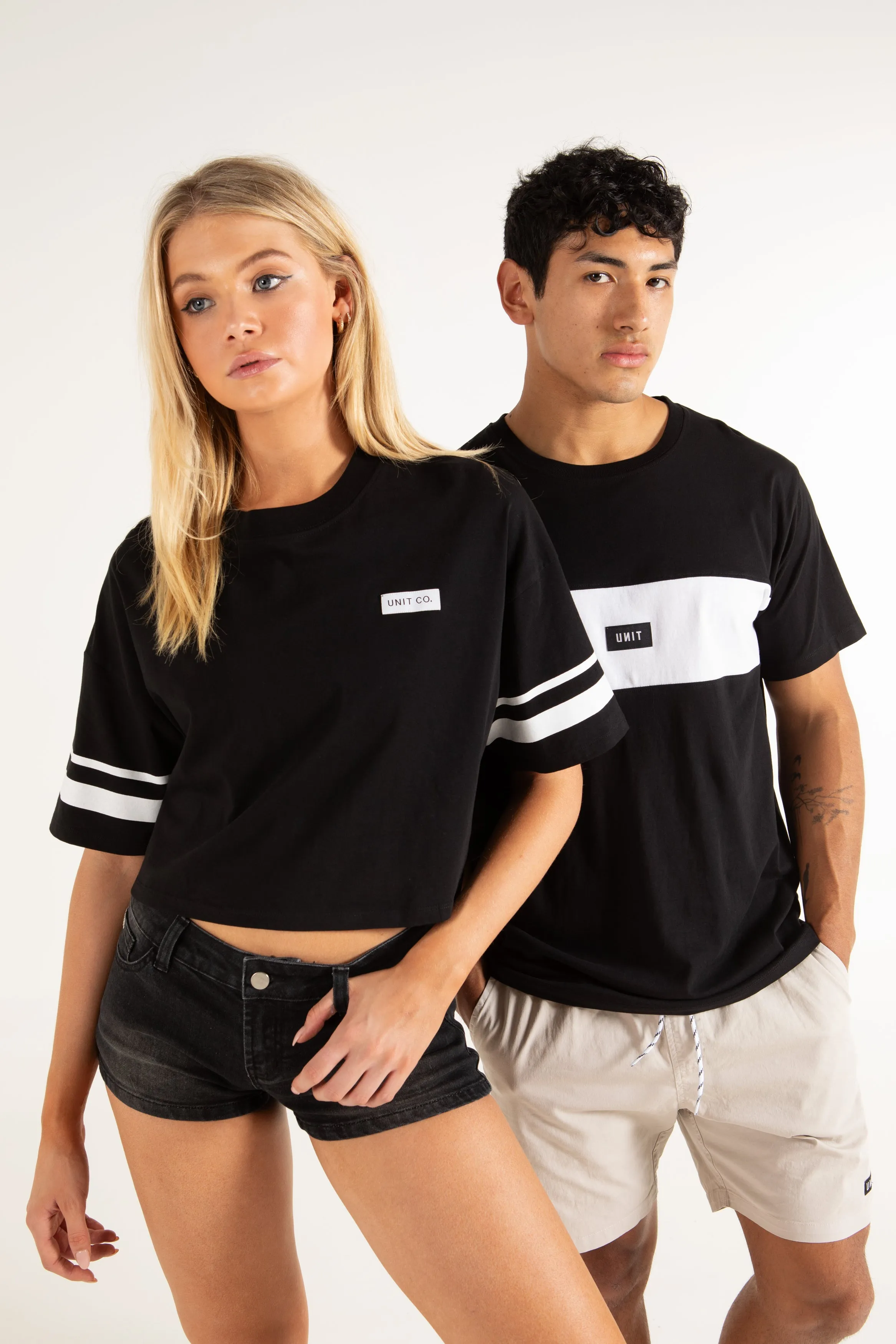 UNIT Skate Ladies Oversized Cropped Tee