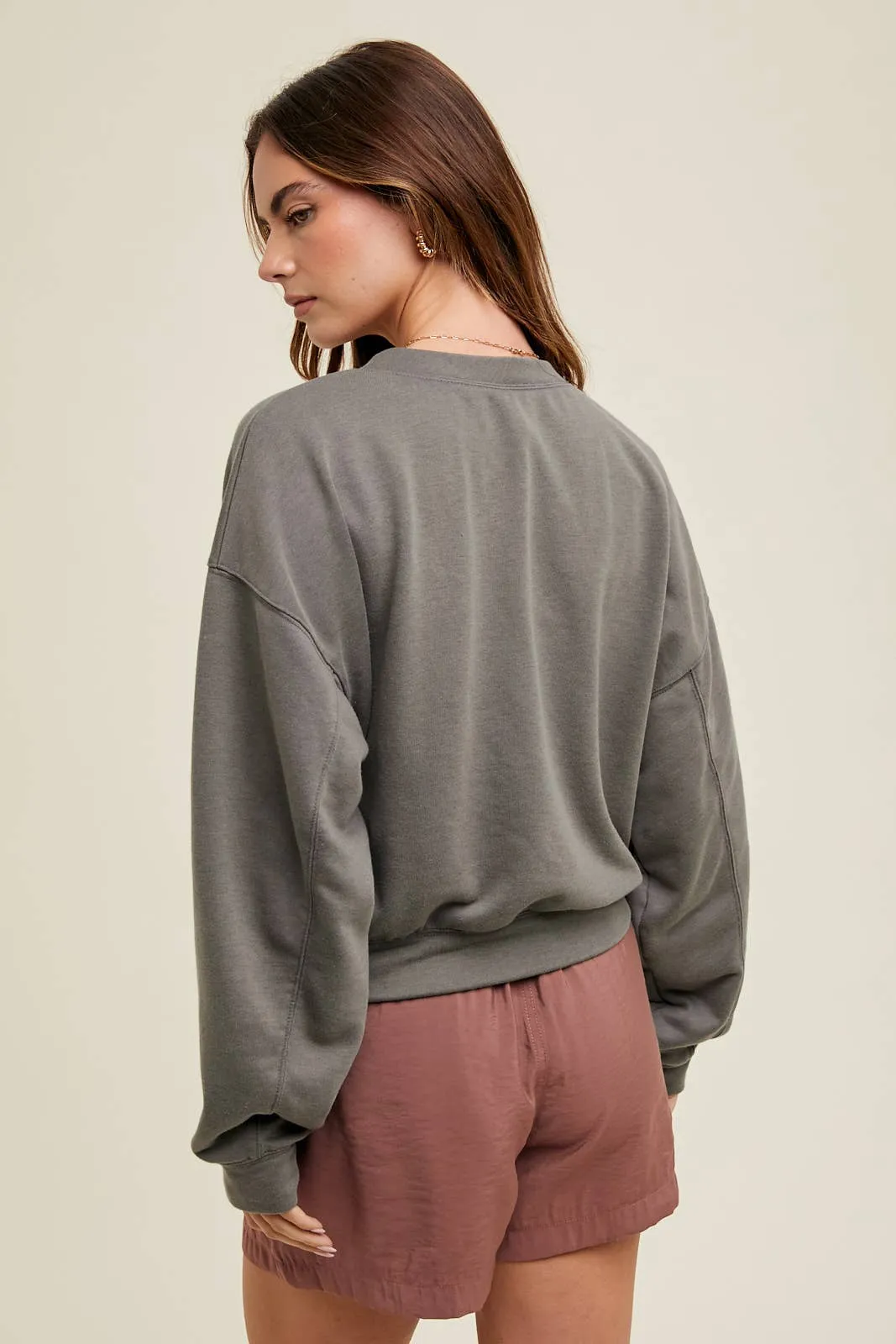 URBAN EASE CROP SWEATSHIRT