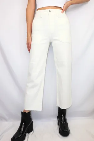 Utility Jeans Off White