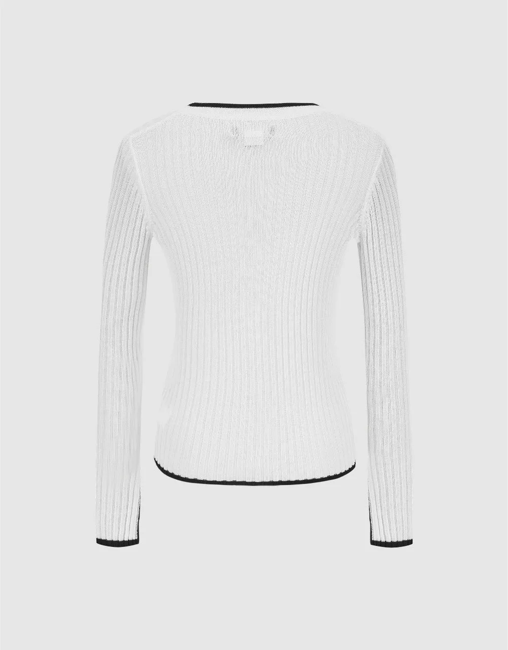 V-Neck Knitted Cardigan