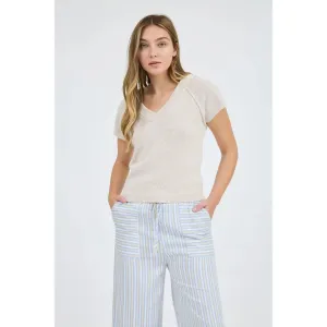 V Neck Sweater Top