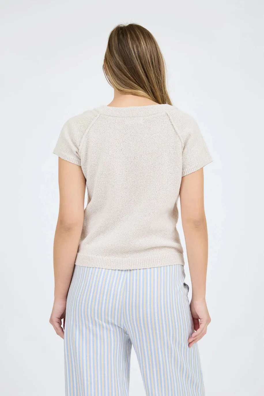 V Neck Sweater Top