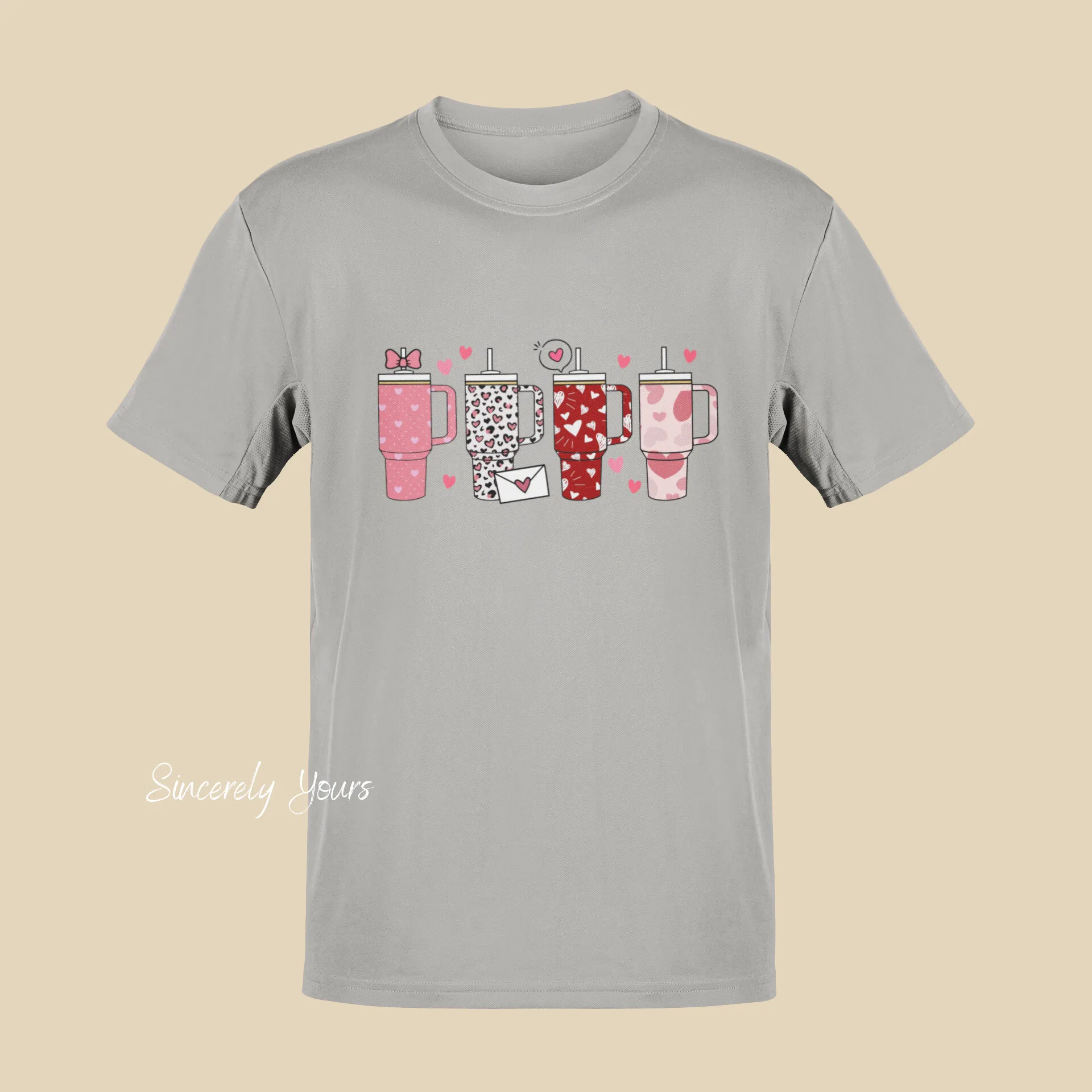 Valentine's Day Tumbler Sweatshirt and Tee