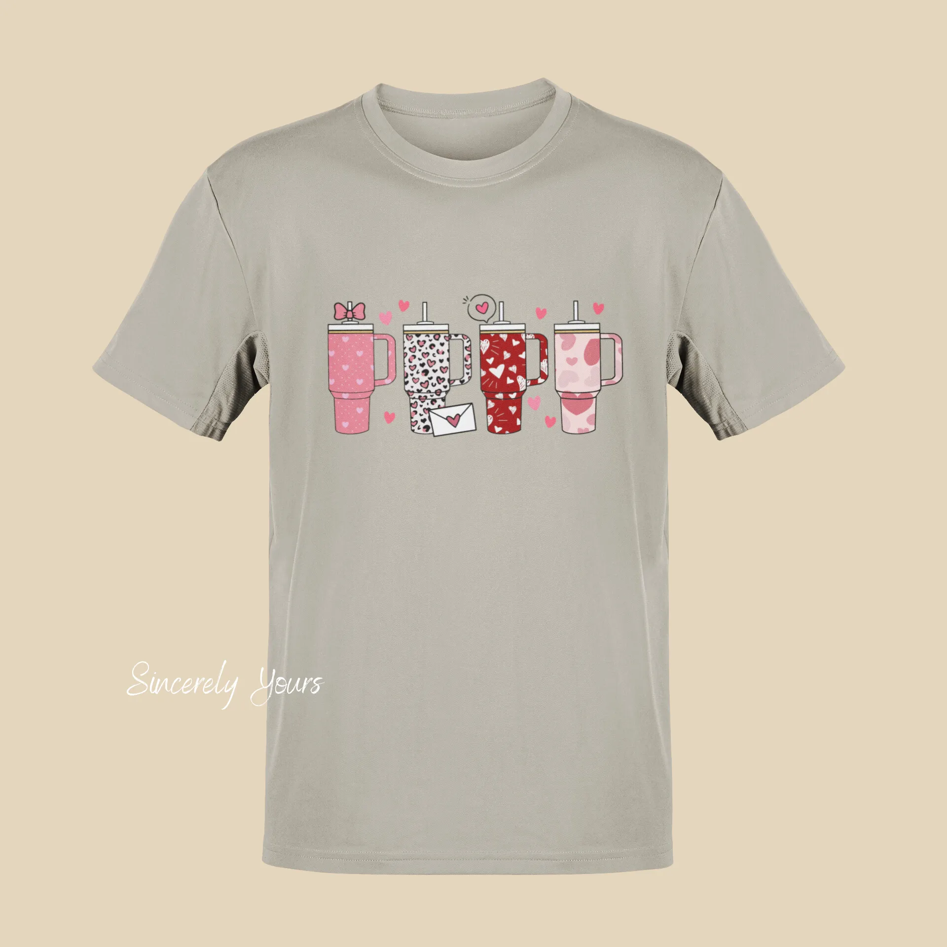 Valentine's Day Tumbler Sweatshirt and Tee