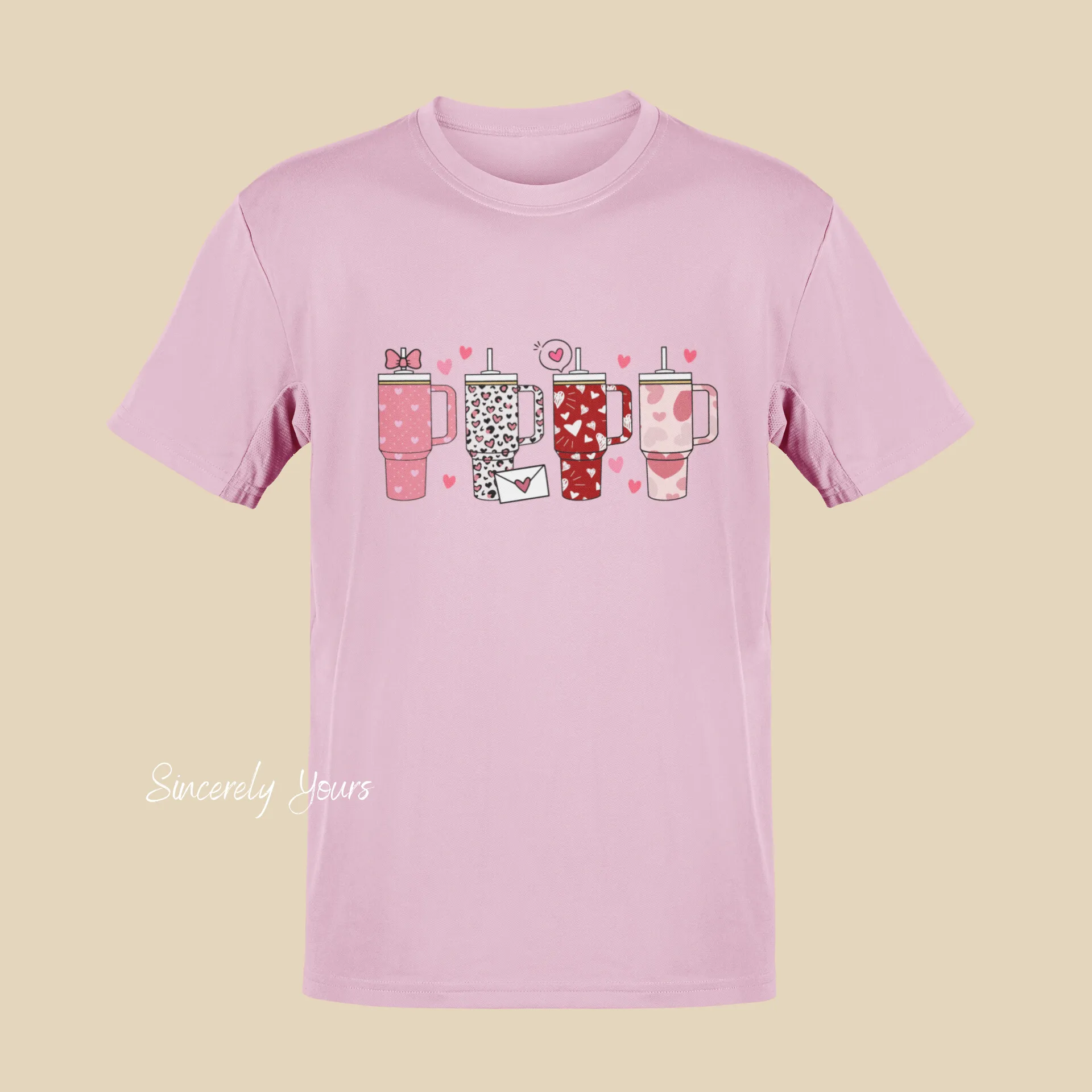 Valentine's Day Tumbler Sweatshirt and Tee